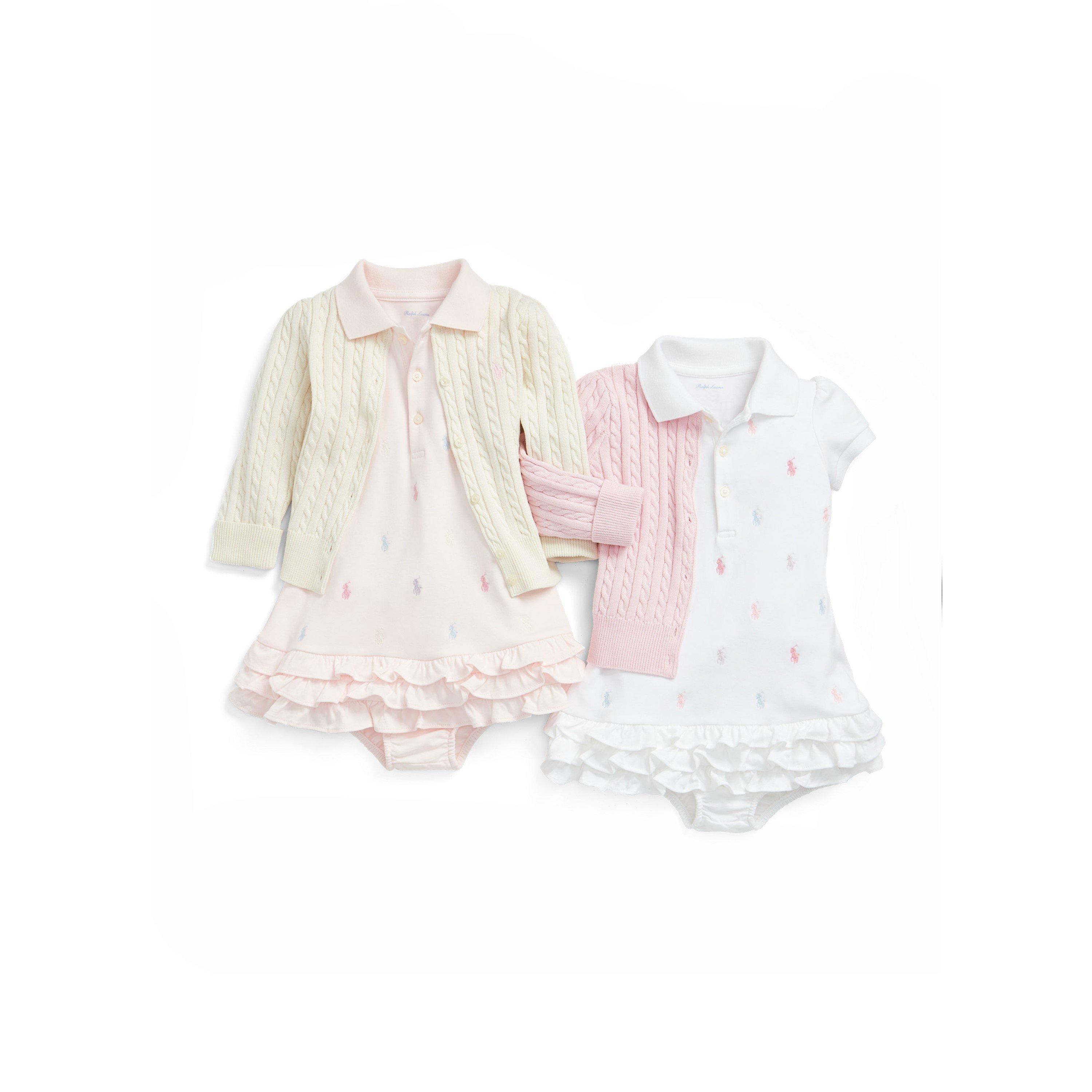 Delicate Pink - Polo Ralph Lauren - Kids' Schiffli Bubble Dress - 1