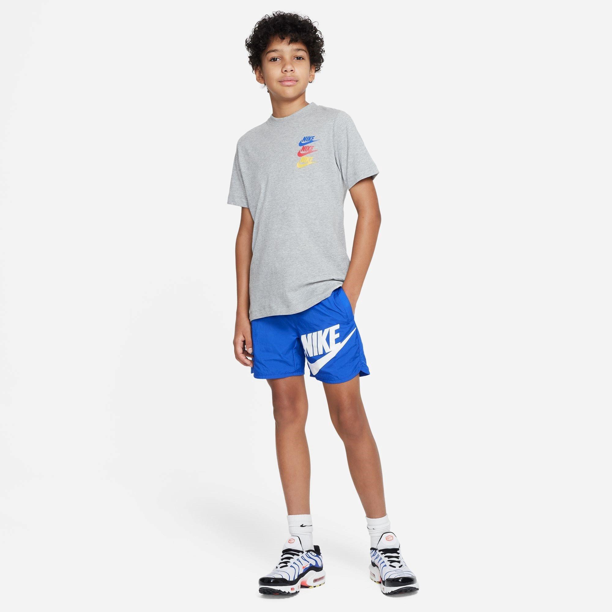 GAME ROYAL/WEISS - Nike - Sportswear Big Kids' (Boys') Woven Shorts - 7