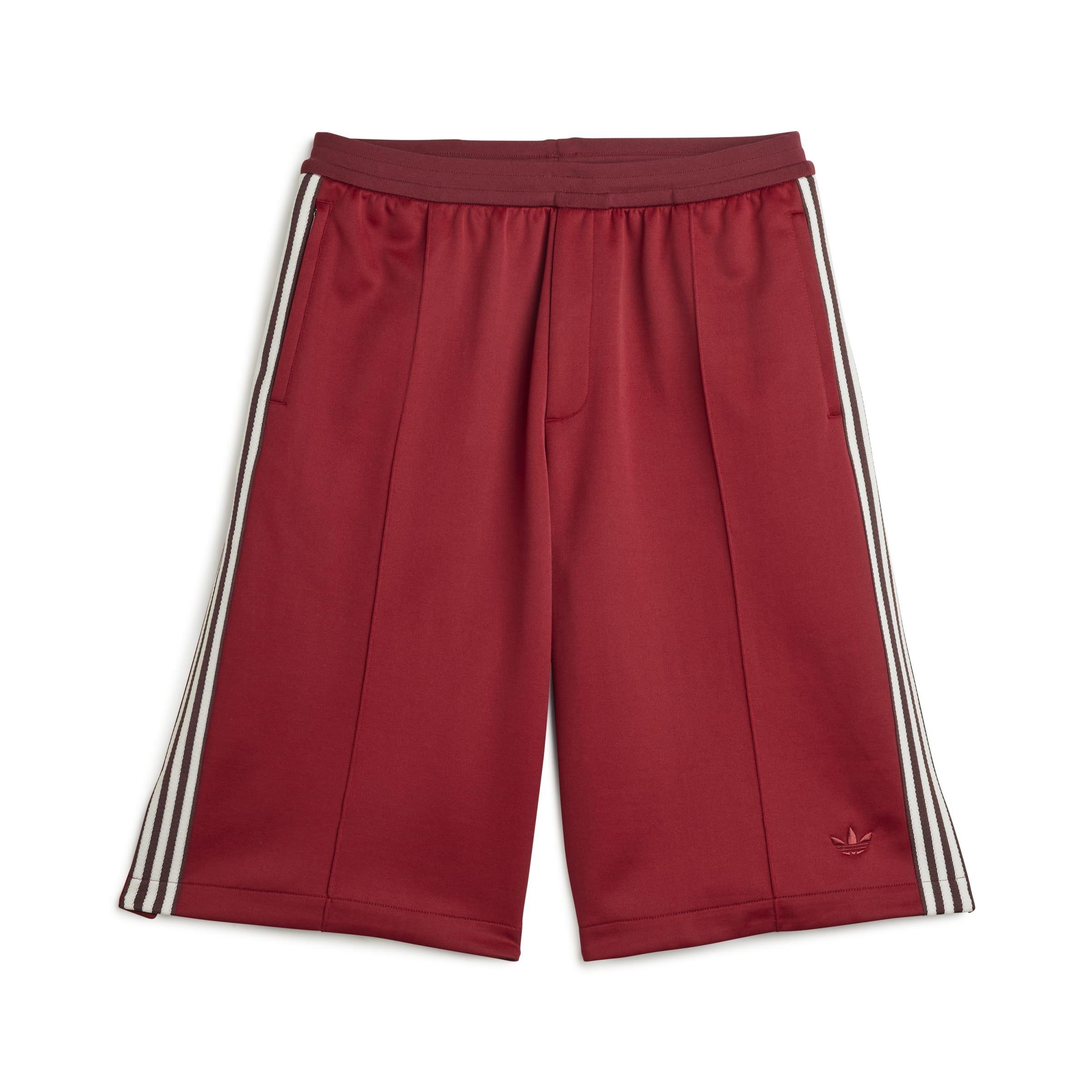 adidas Originals By Wales Bonner Track Shorts - Coll Burgundy - XL