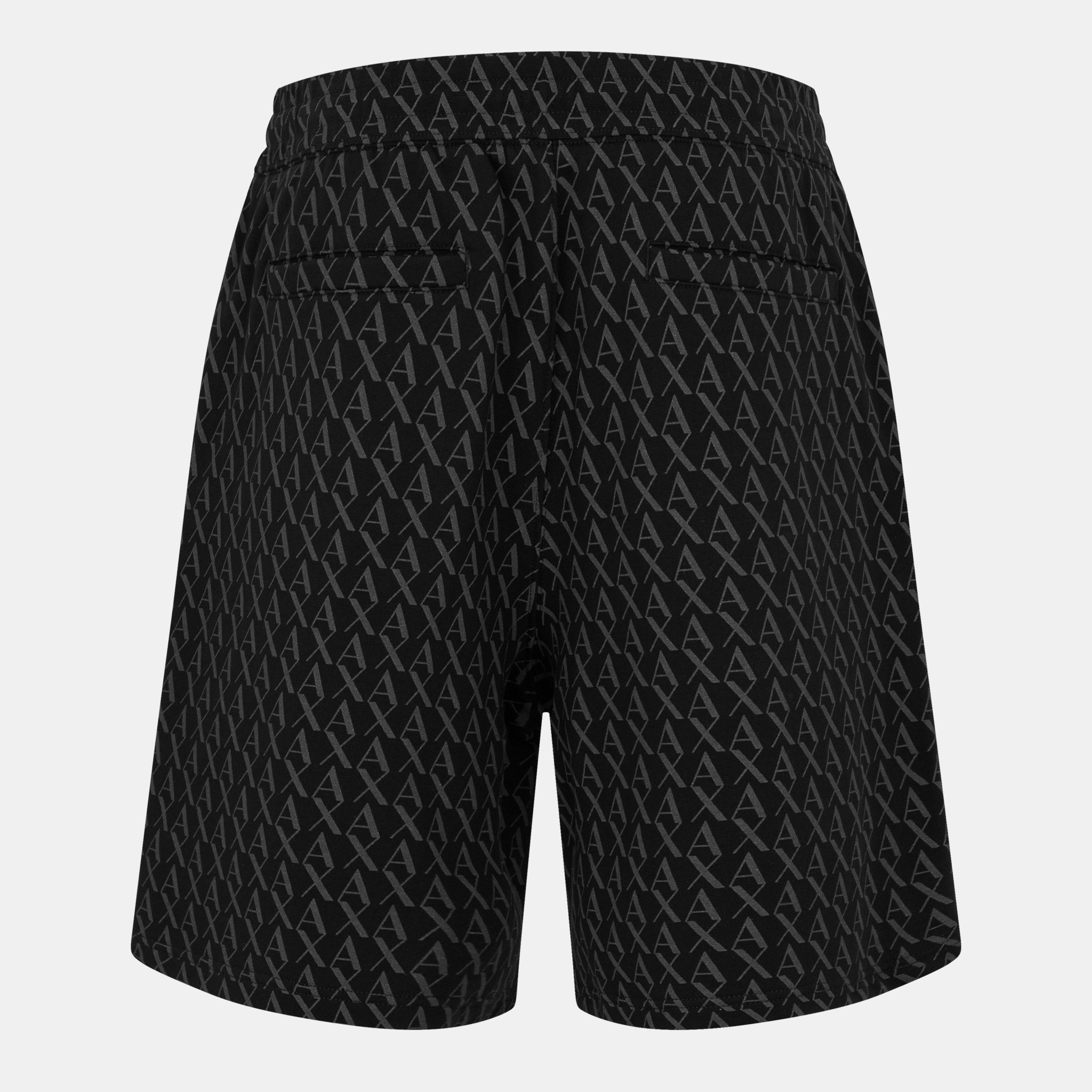 Black - Armani Exchange - Men's Bermuda Woven Tracksuit Shorts - 2