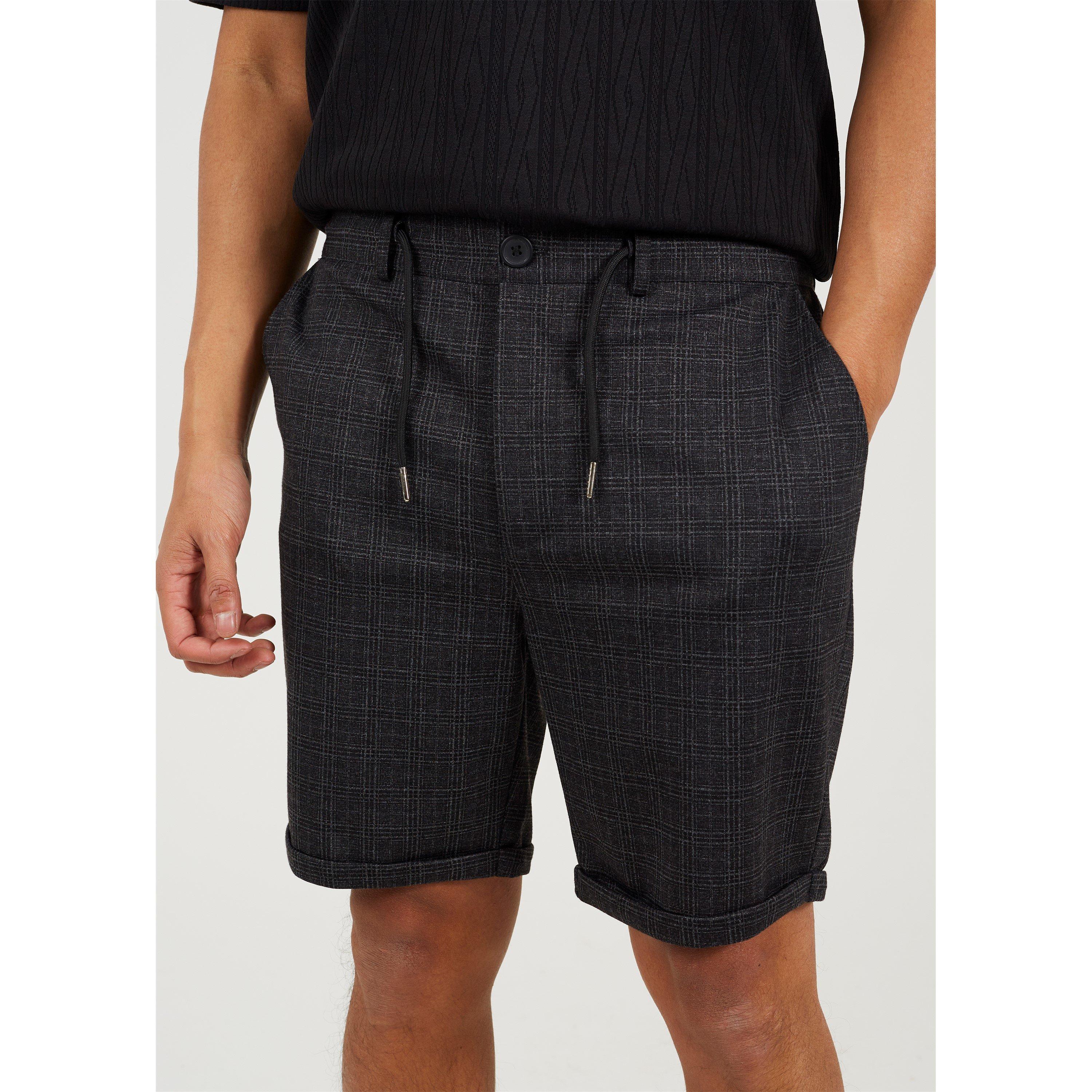 Donkergrijze ruit - Brave Soul - Shorts - 4