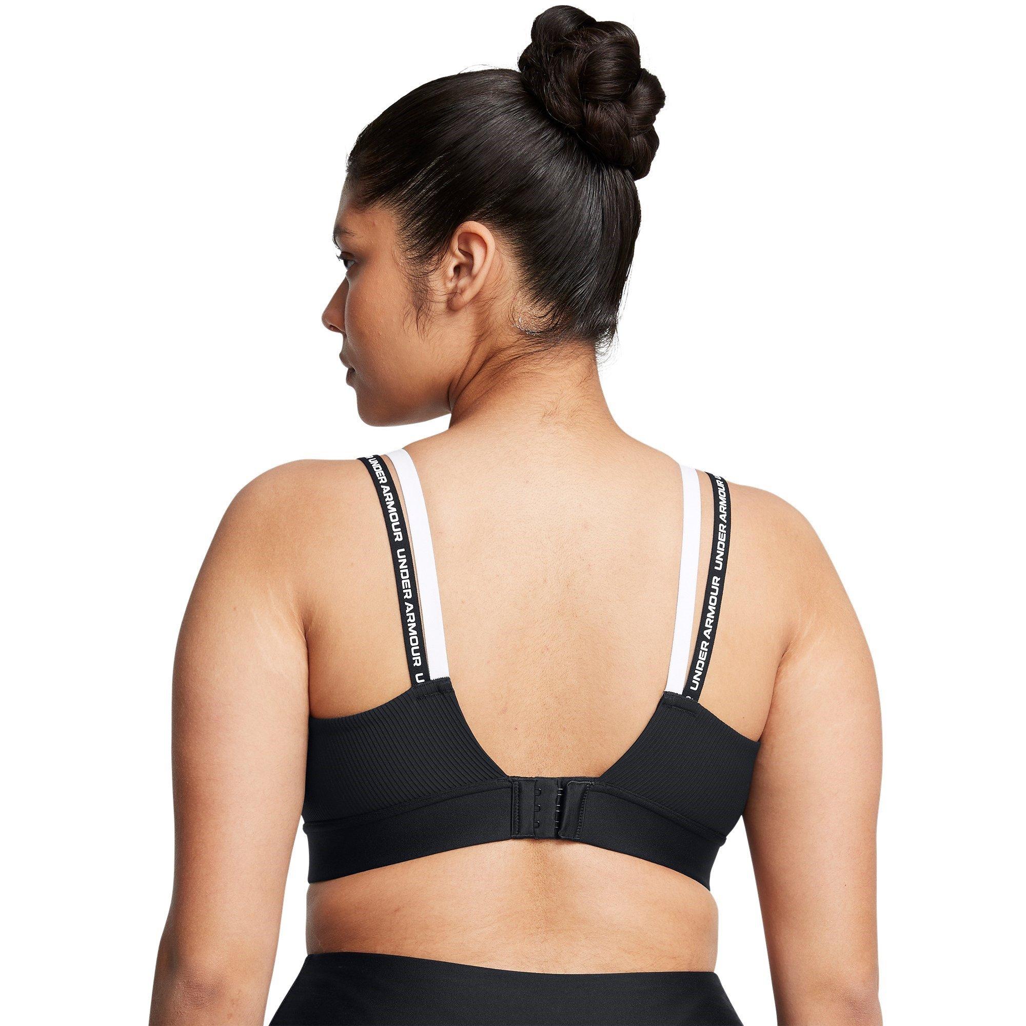 Crna - Under Armour - Mid Rib High Impact Sports Bra - 7