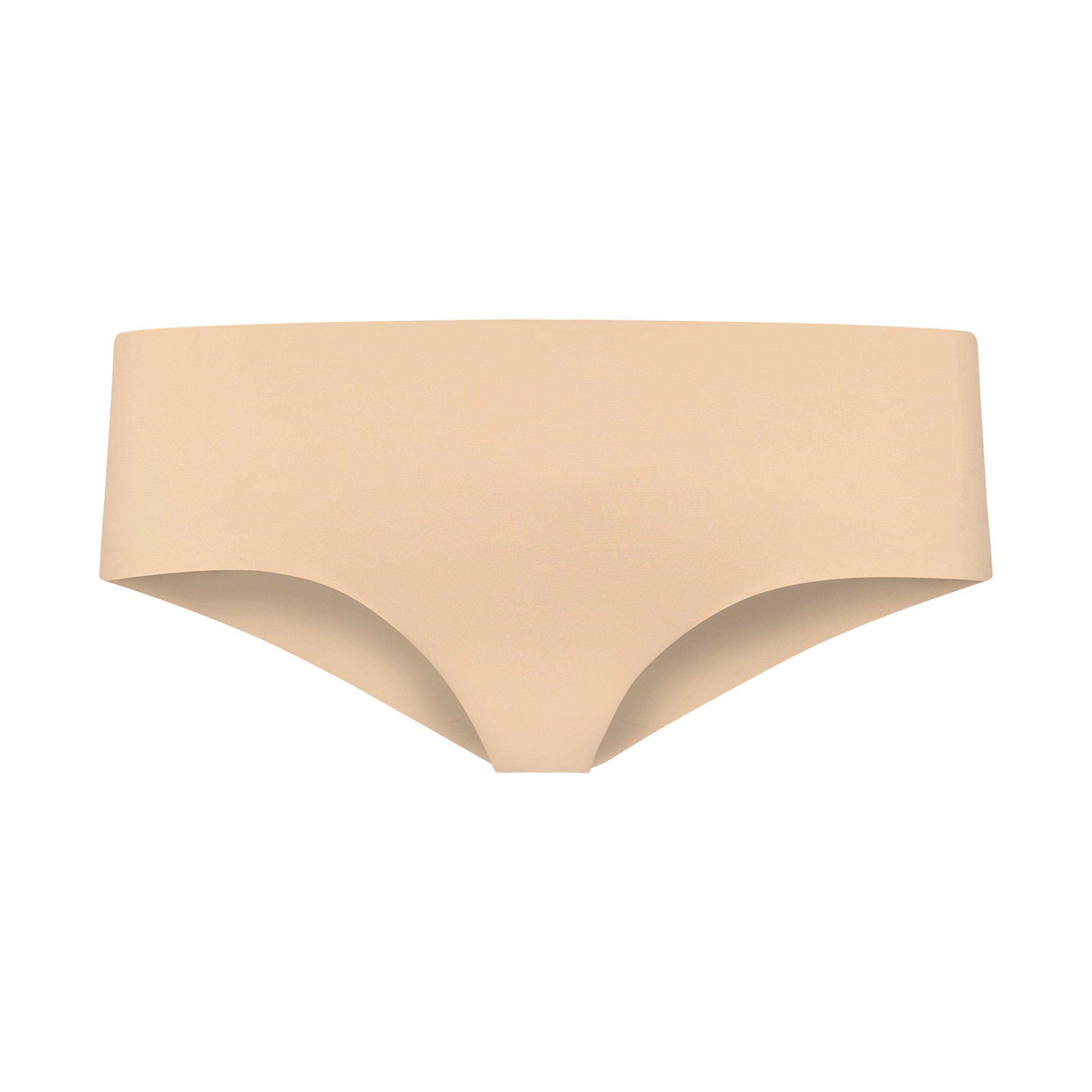 Beige/Black - Bye Bra - 2 pack Hipster seamless Brief - 3