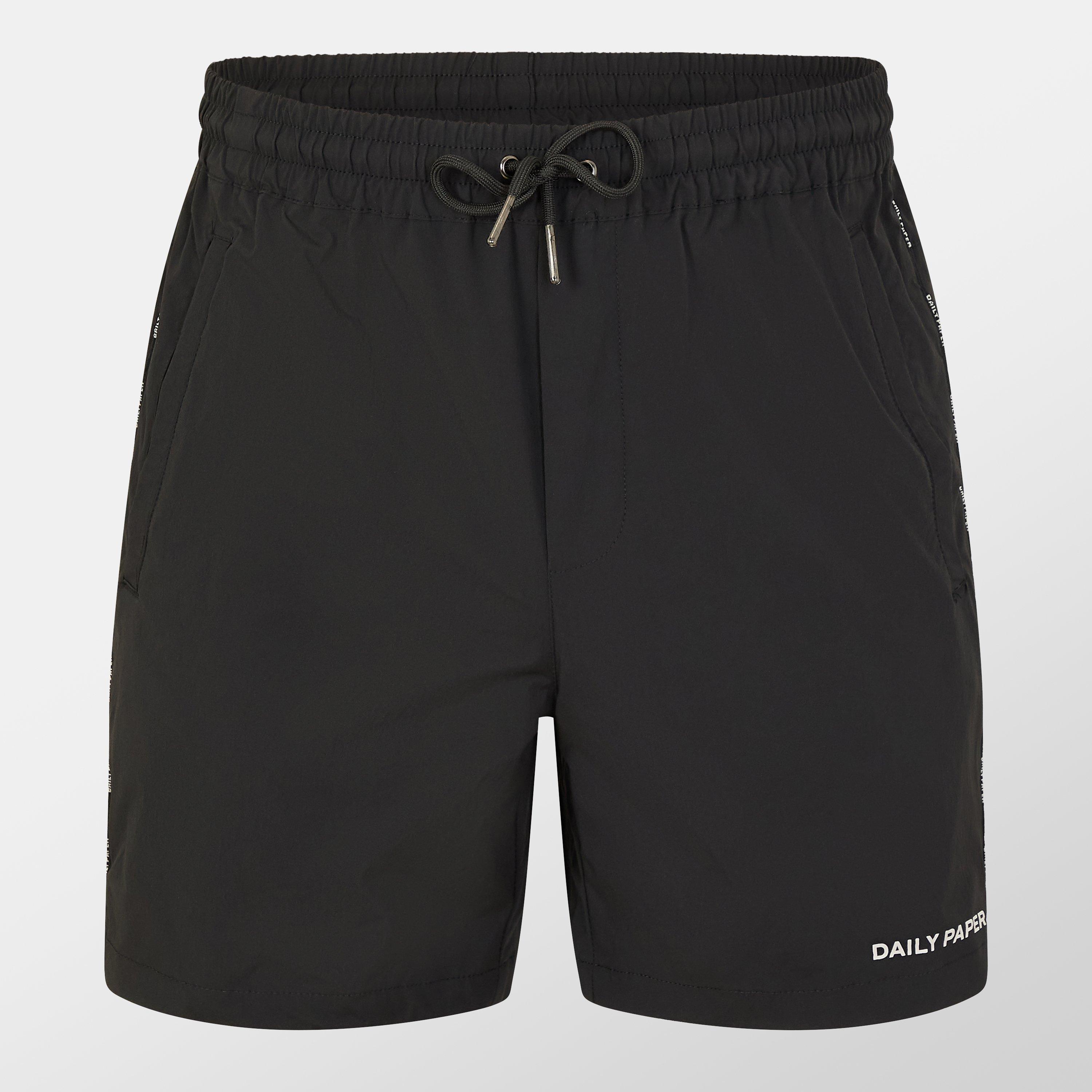 Black - Daily Paper - Men's Mehani Woven Tracksuit Shorts - 1