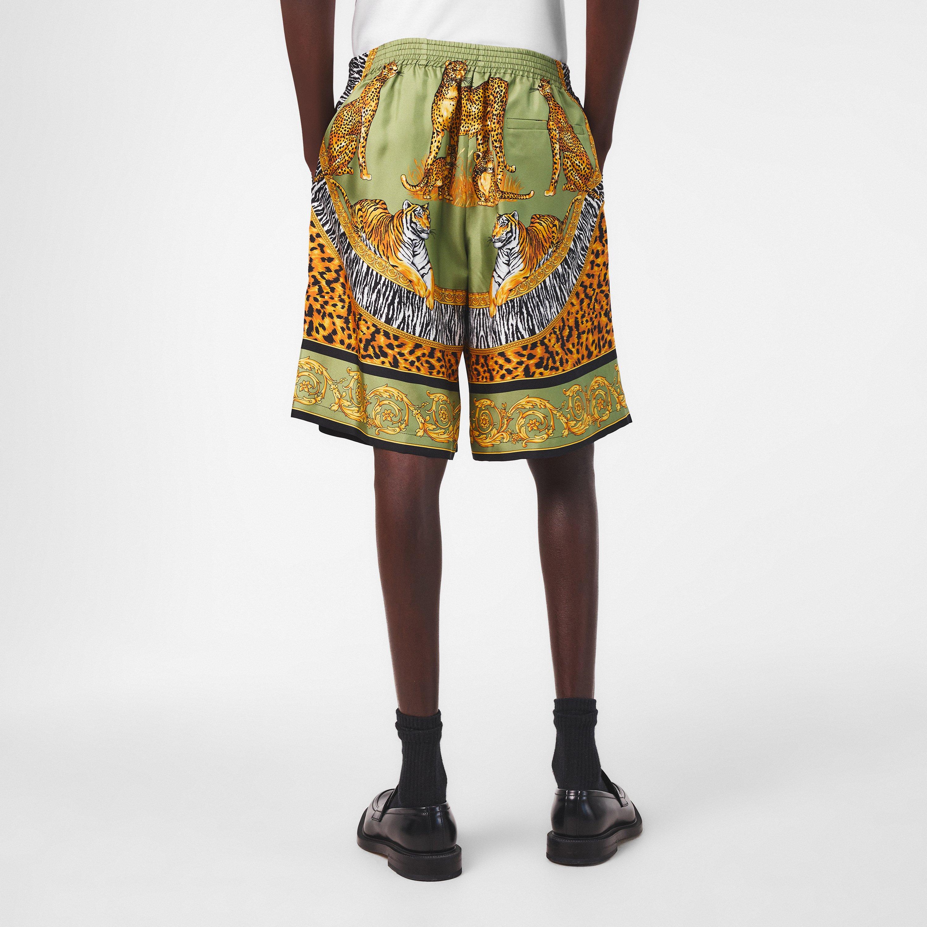 Multi - Versace - Men's Woven Shorts - 4