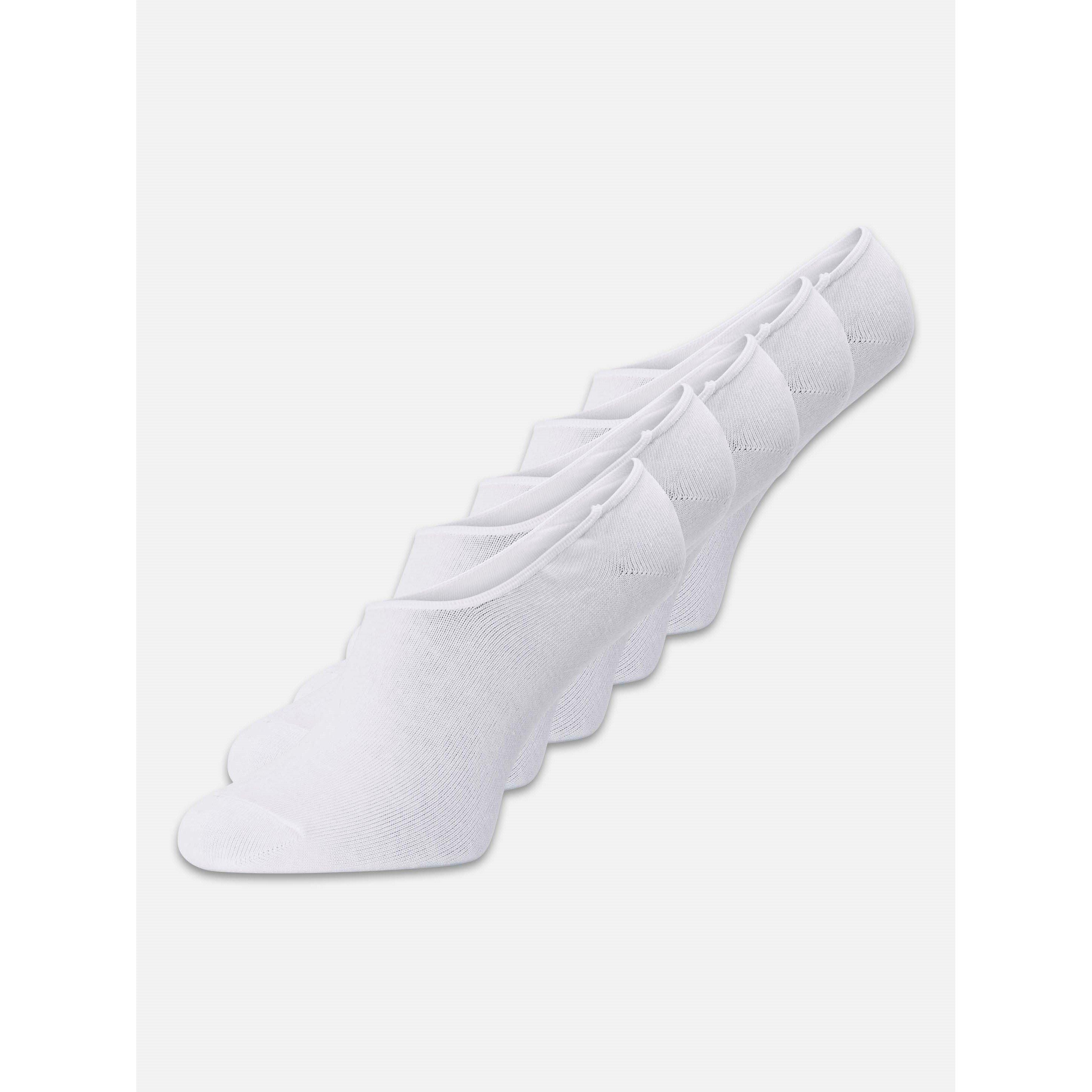 White - Jack and Jones - 5-pack Multi Secret Socks Mens