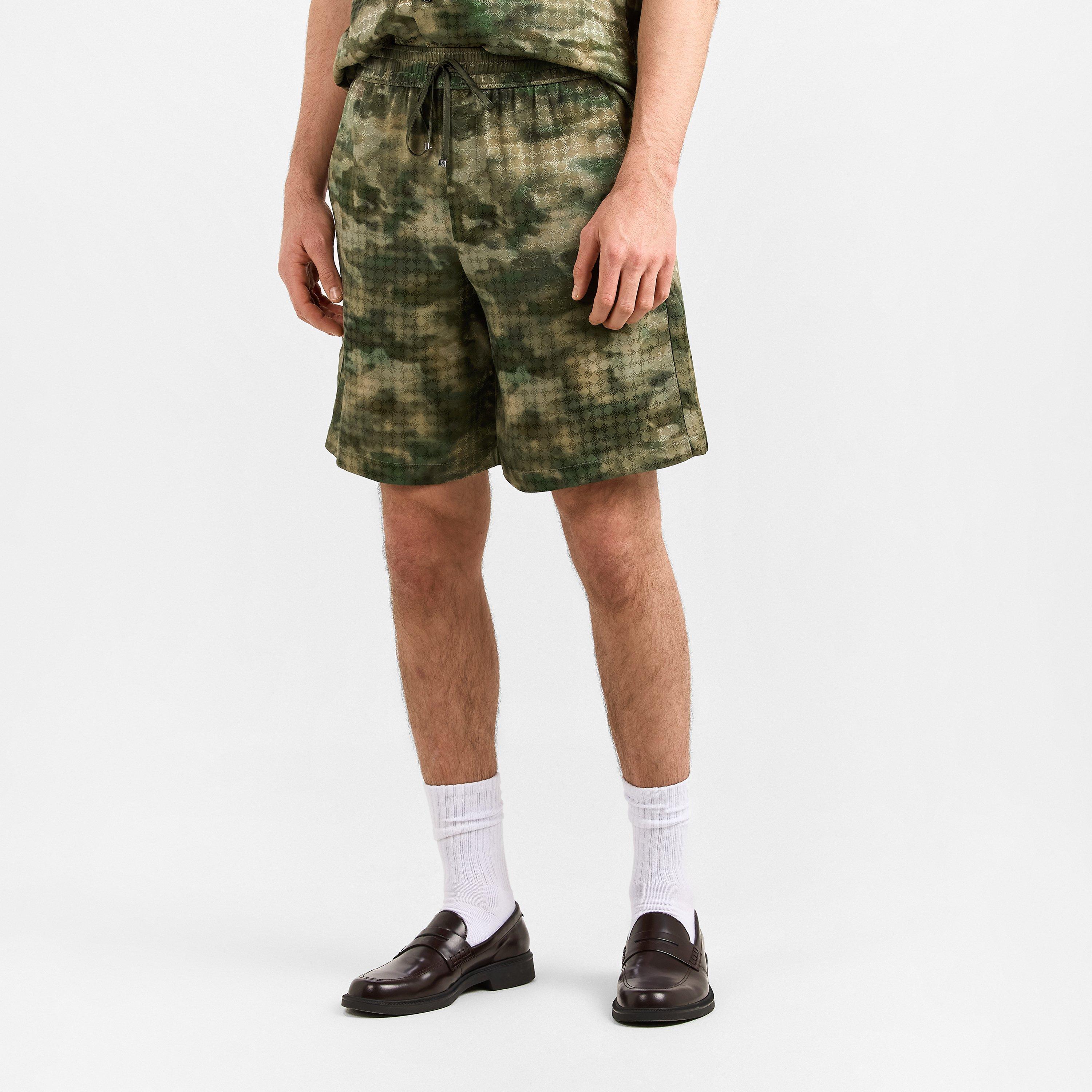 Camo - Amiri - Men's MA Camo Woven Tracksuit Shorts - 3