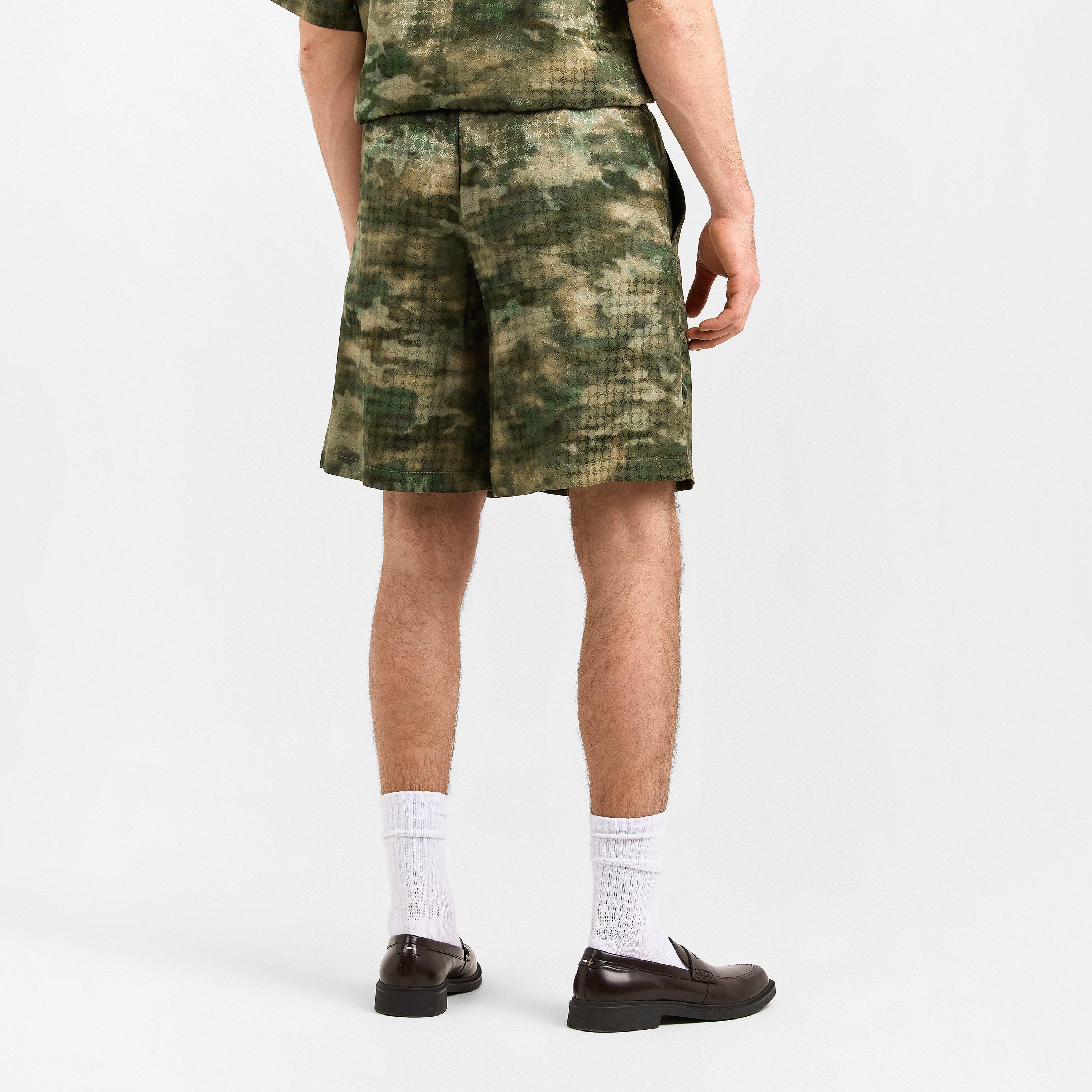 Camo - Amiri - Men's MA Camo Woven Tracksuit Shorts - 4