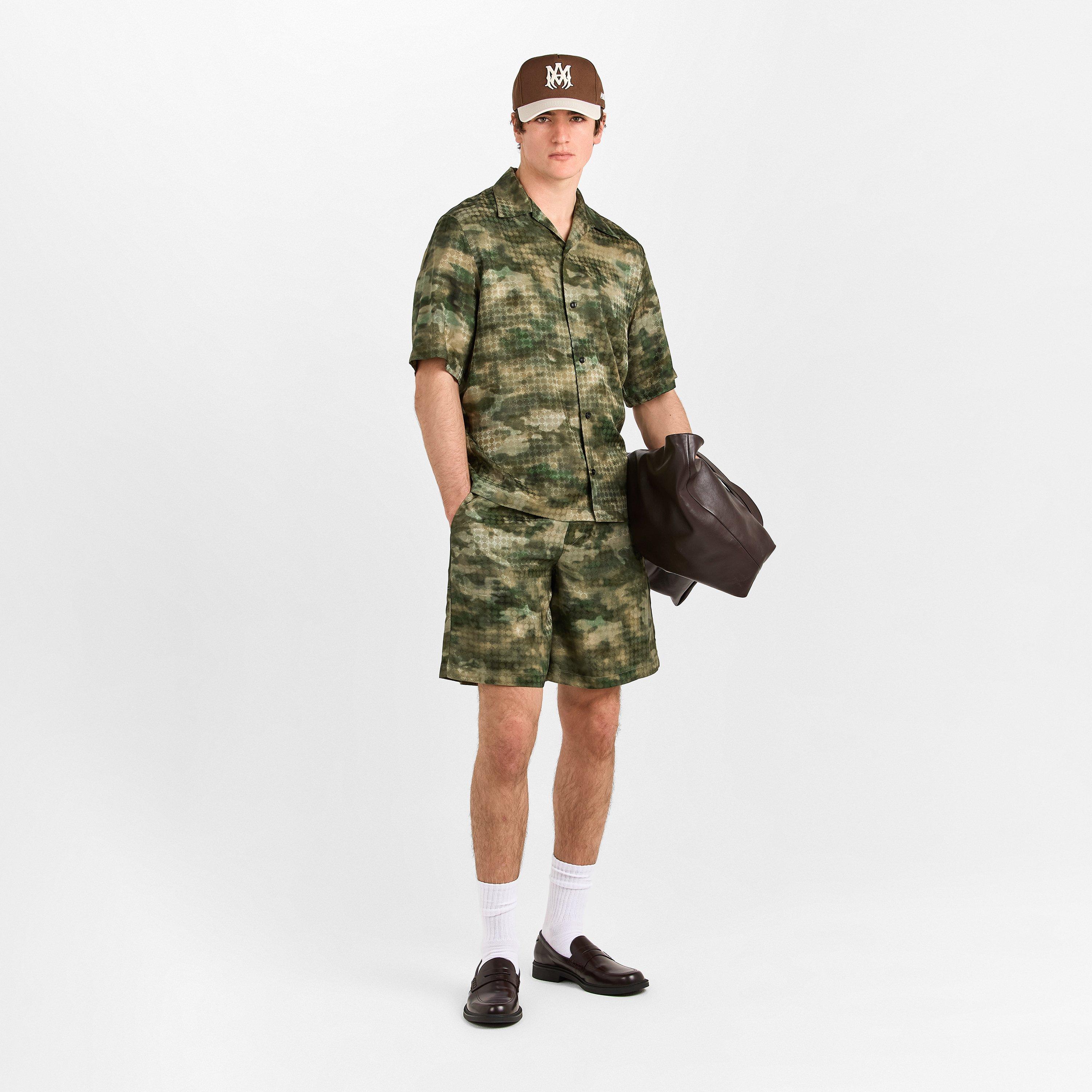 Camo - Amiri - Men's MA Camo Woven Tracksuit Shorts - 6