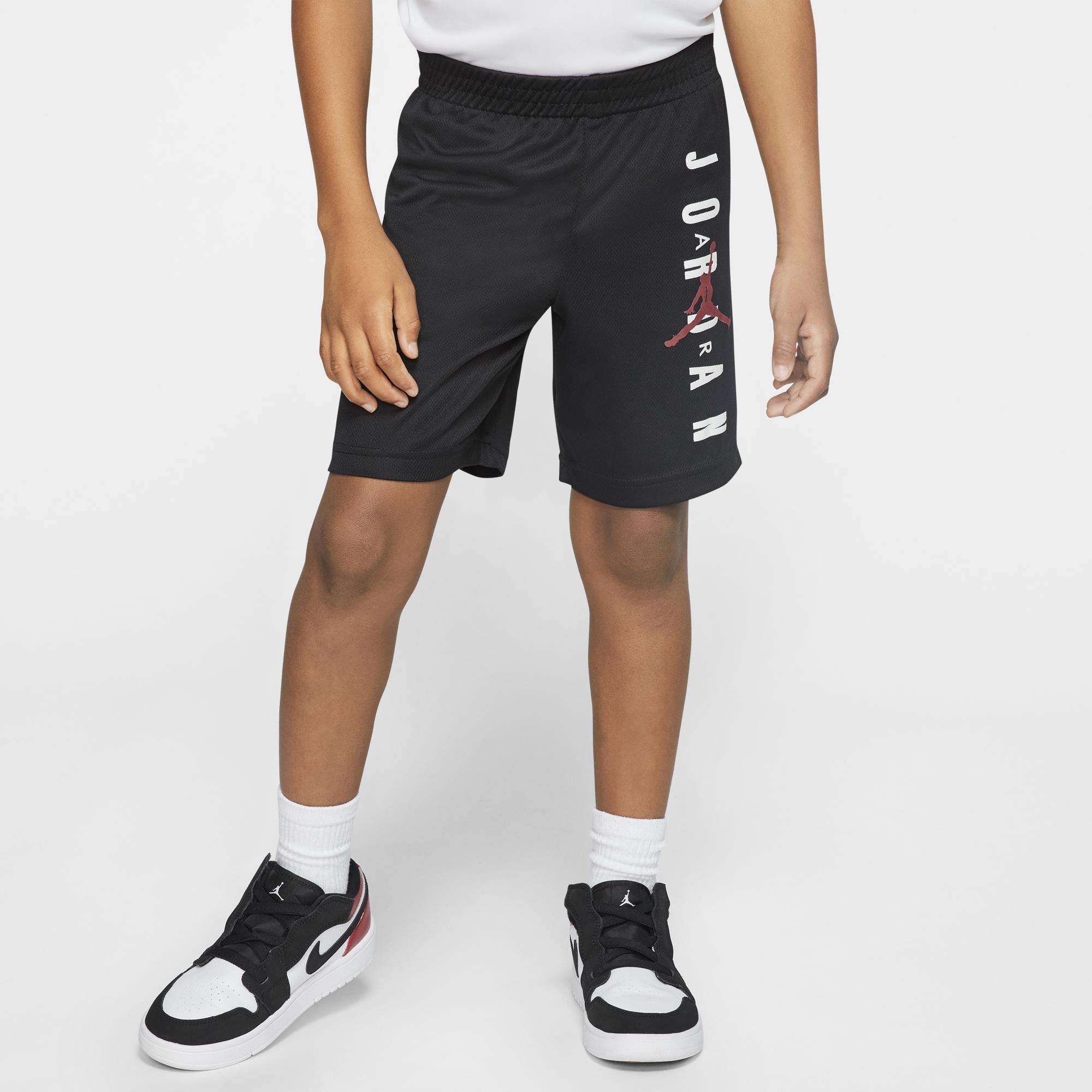 Black - Air Jordan - Kids' Mesh Tracksuit Shorts - 3