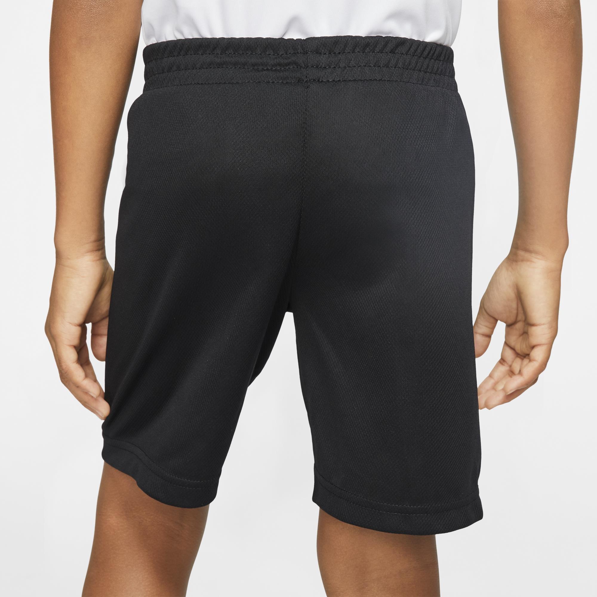 Black - Air Jordan - Kids' Mesh Tracksuit Shorts - 4