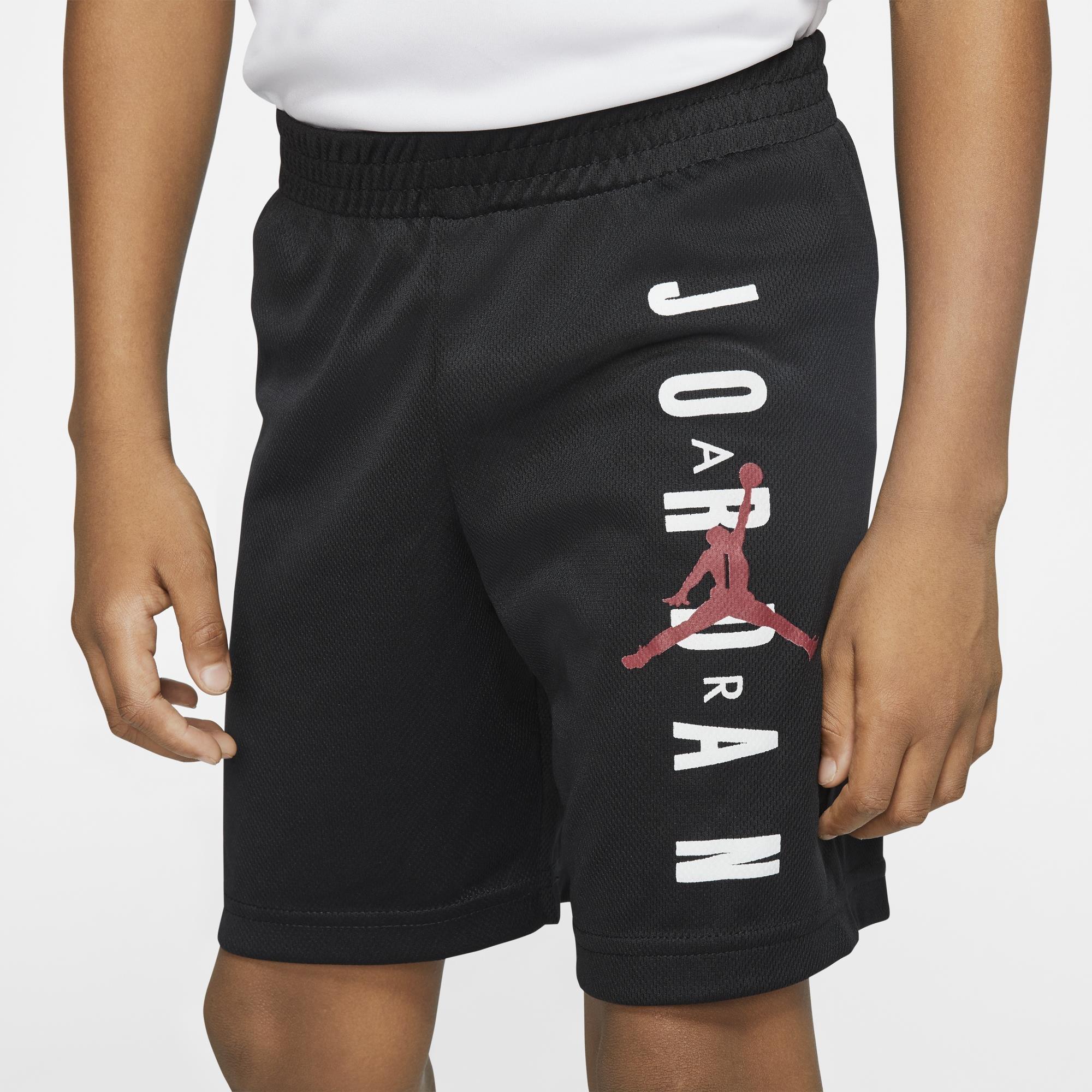 Black - Air Jordan - Kids' Mesh Tracksuit Shorts - 5