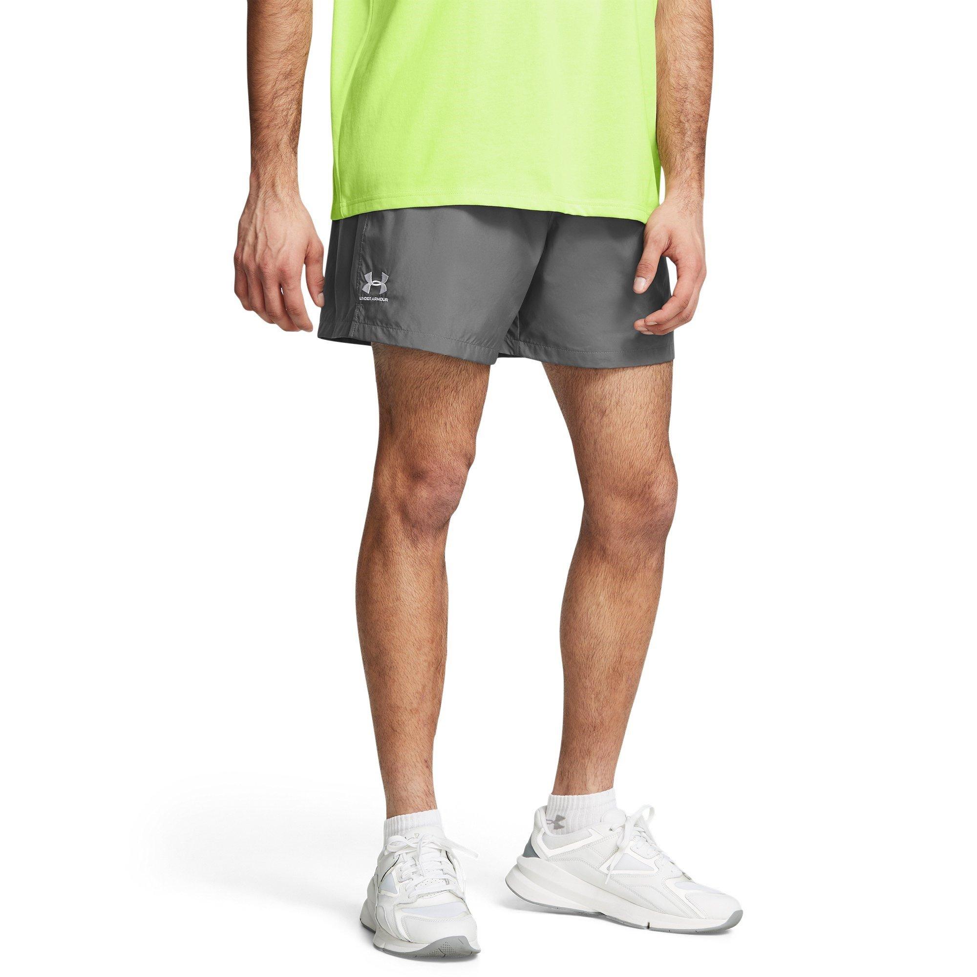 Castlerock/Wht - Under Armour - Men's Icon Volley Woven Tracksuit Shorts - 2