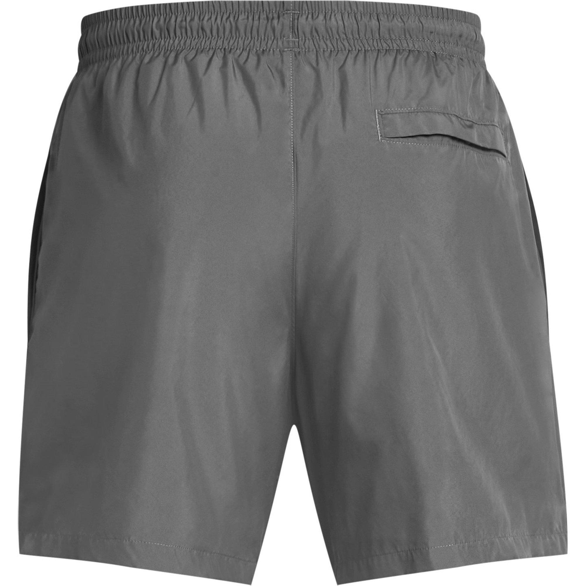 Castlerock/Wht - Under Armour - Men's Icon Volley Woven Tracksuit Shorts - 6