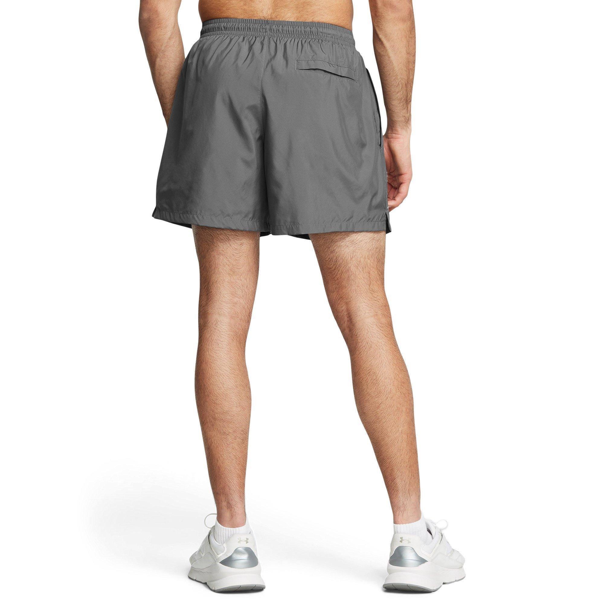 Castlerock/Wht - Under Armour - Men's Icon Volley Woven Tracksuit Shorts - 3