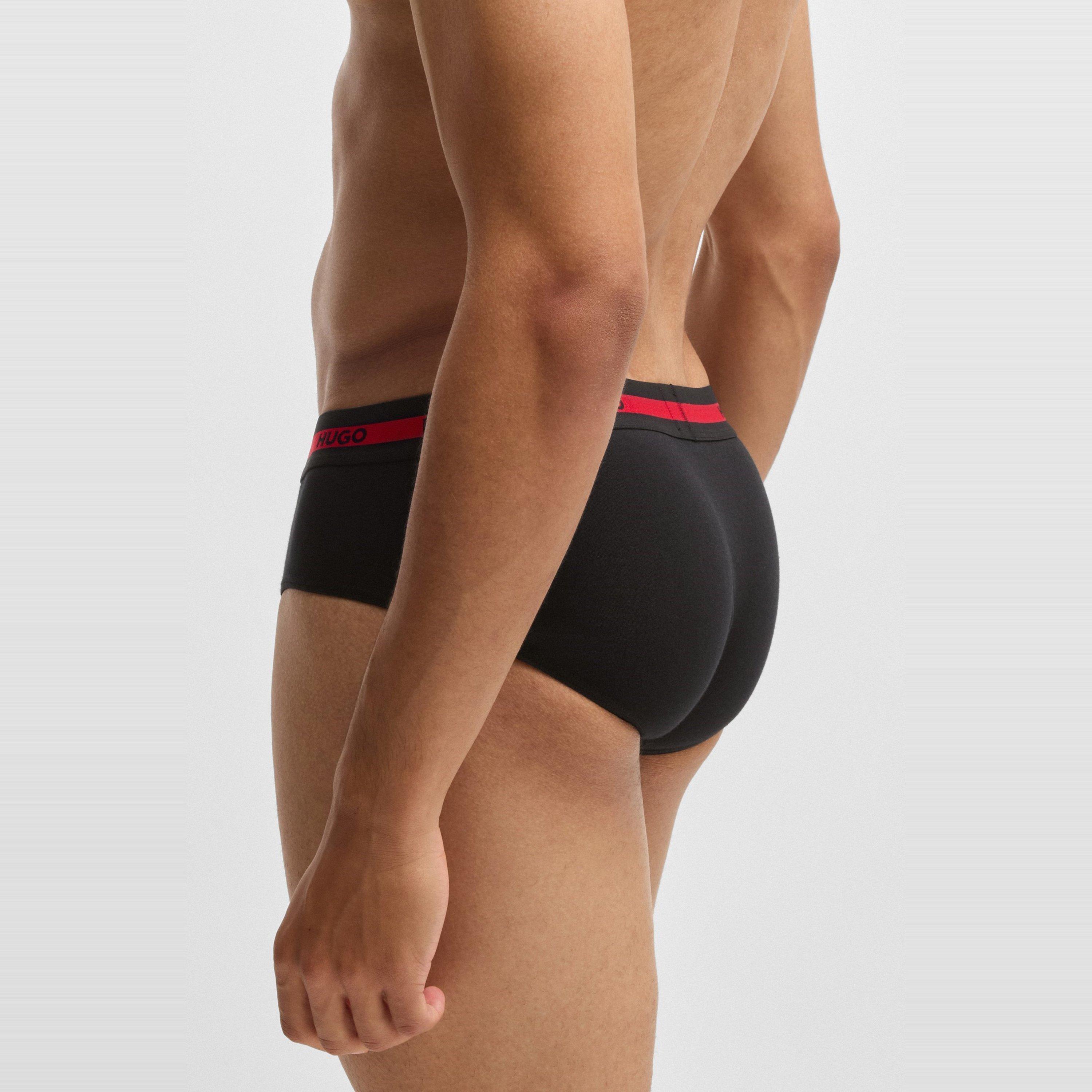 Black - Hugo - Men's Hipster Brief - 4