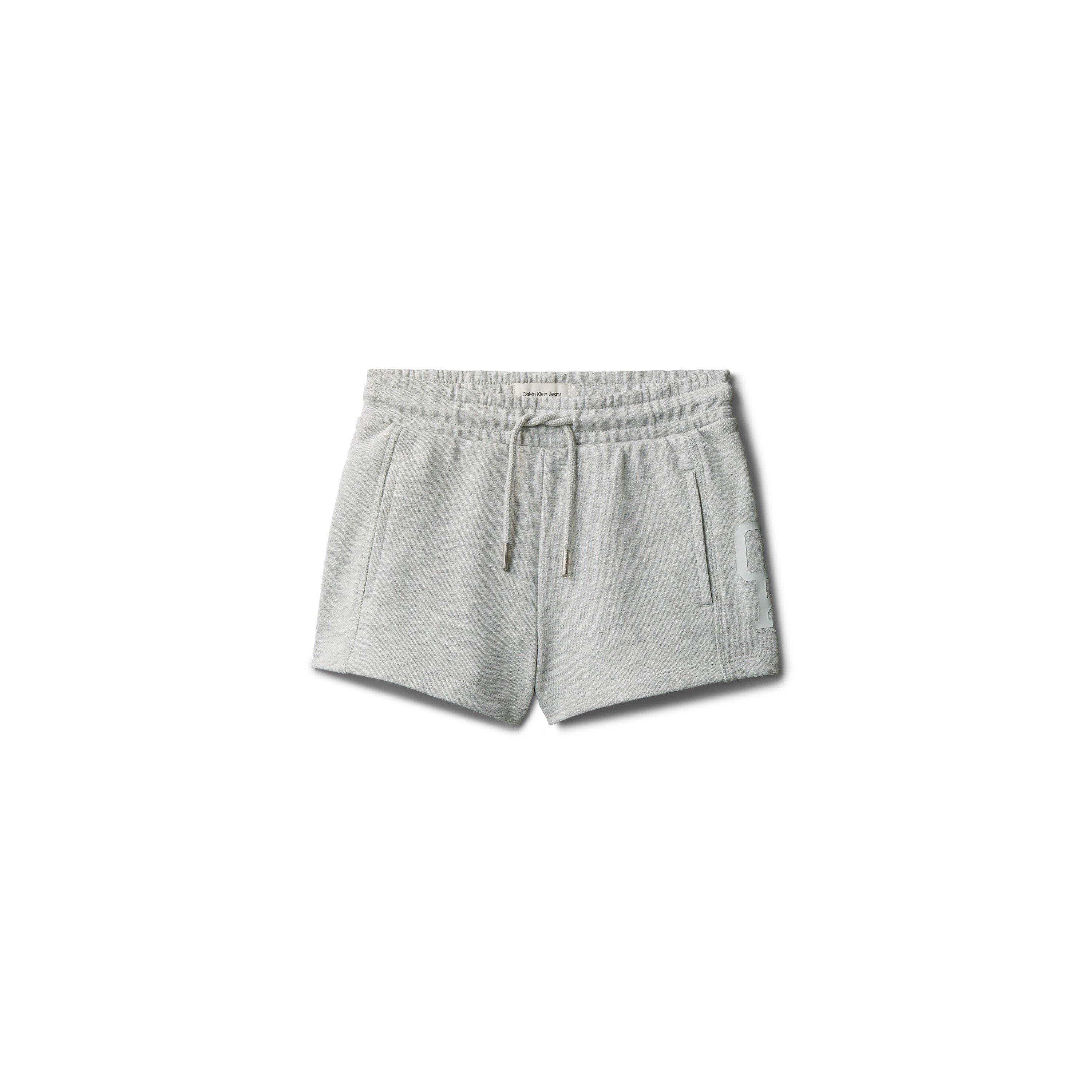 Calvin Klein Girls Kids' Woven Tracksuit Shorts - Grey - 12Y