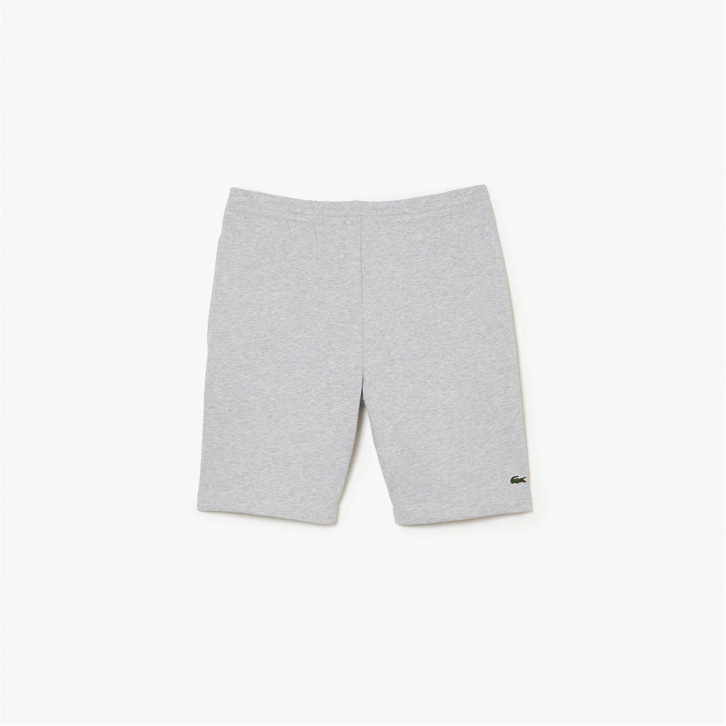 Lacoste Men's Light Grey Cca Basic Fleece Shorts - XS