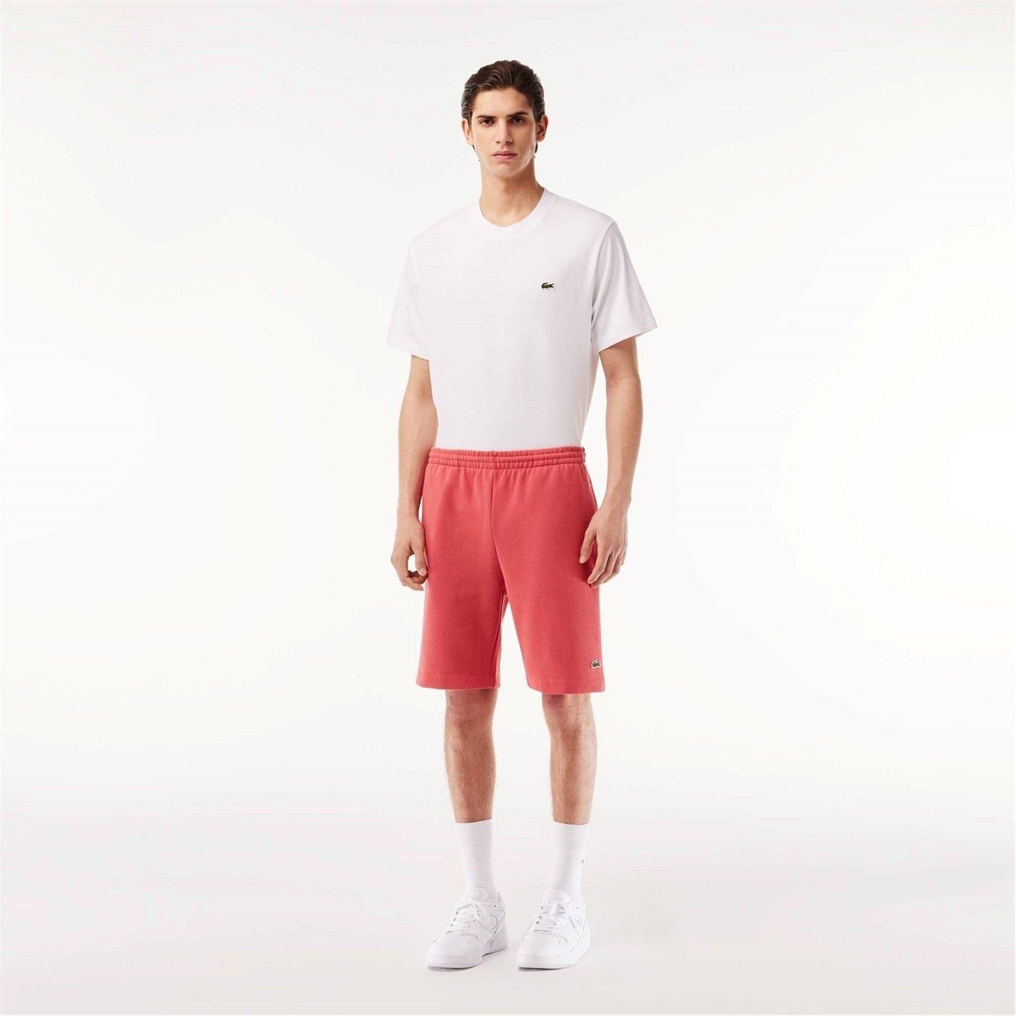 Red ZV9 - Lacoste - Men's Basic Fleece Shorts - 4