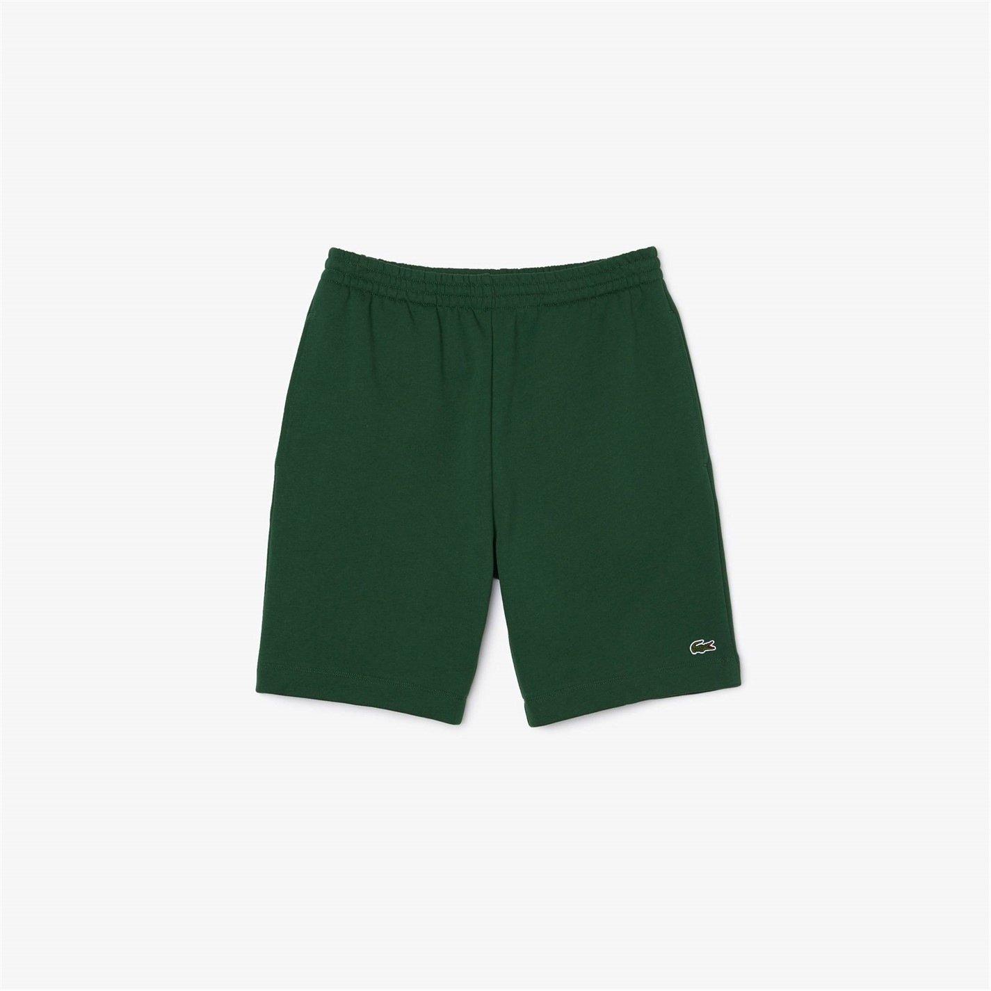Lacoste Men's Basic Fleece Shorts - Green 132 - XL