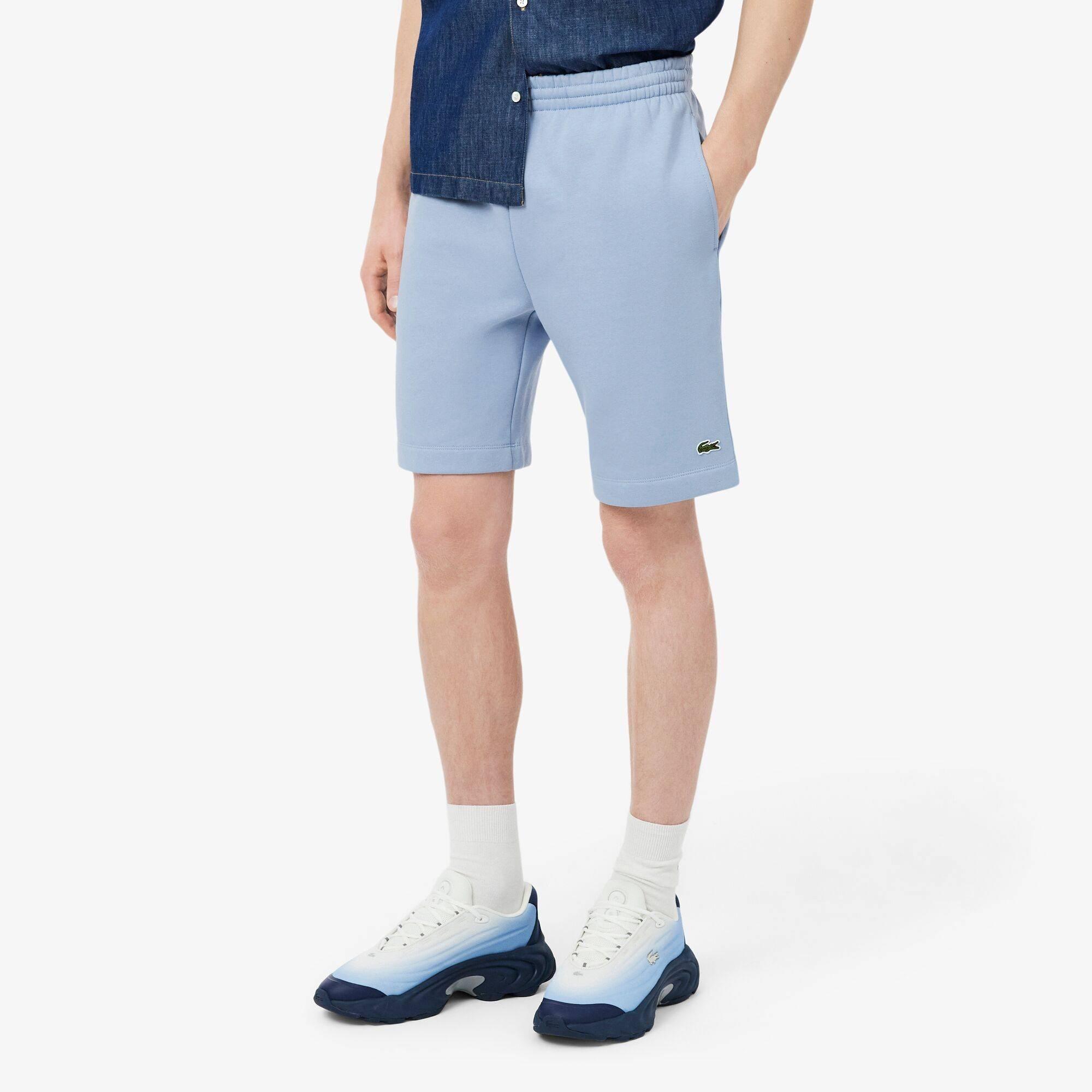 Blue AEY - Lacoste - Men's Basic Fleece Shorts - 2