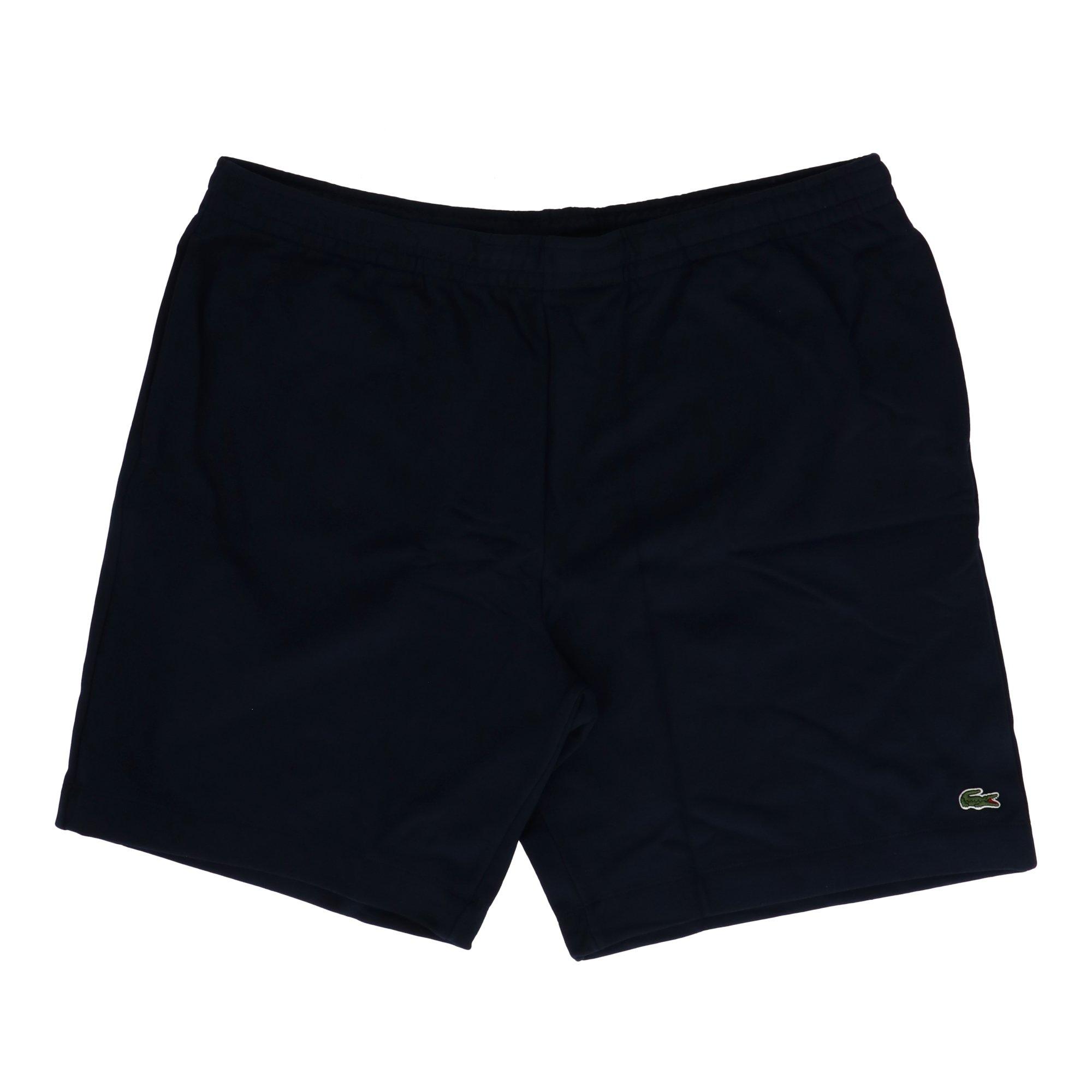 Lacoste Men's Navy Blue Basic Fleece Shorts - M