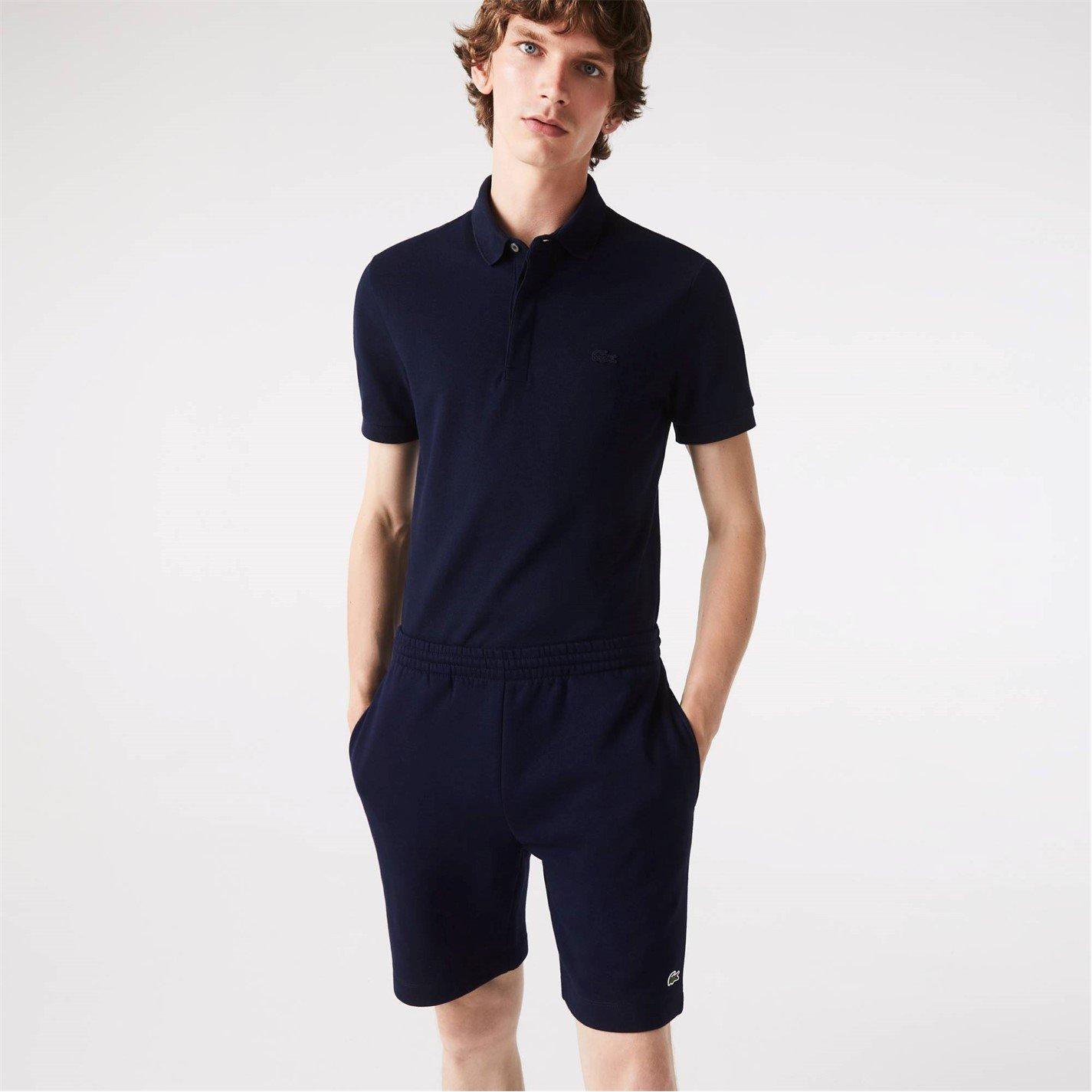Azul-marinho 166 - Lacoste - Basic Fleece Shorts - 3