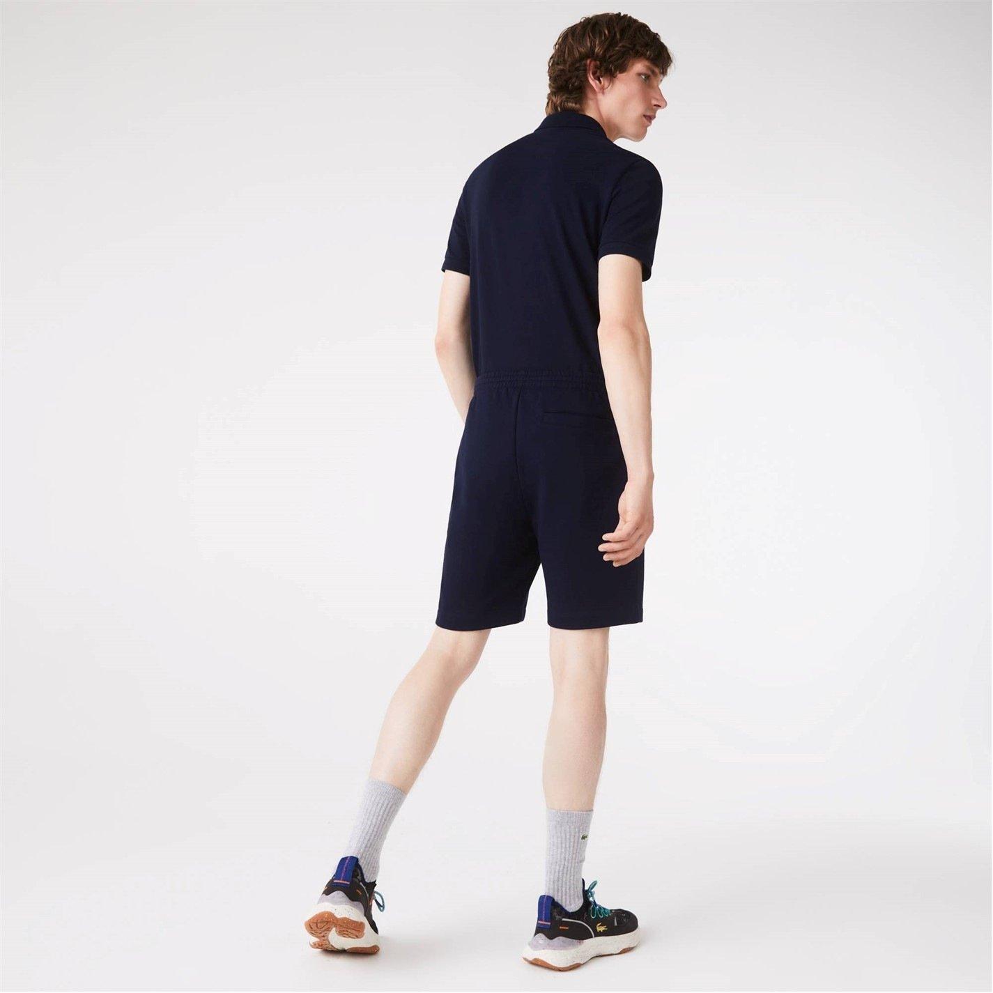 Azul-marinho 166 - Lacoste - Basic Fleece Shorts - 4