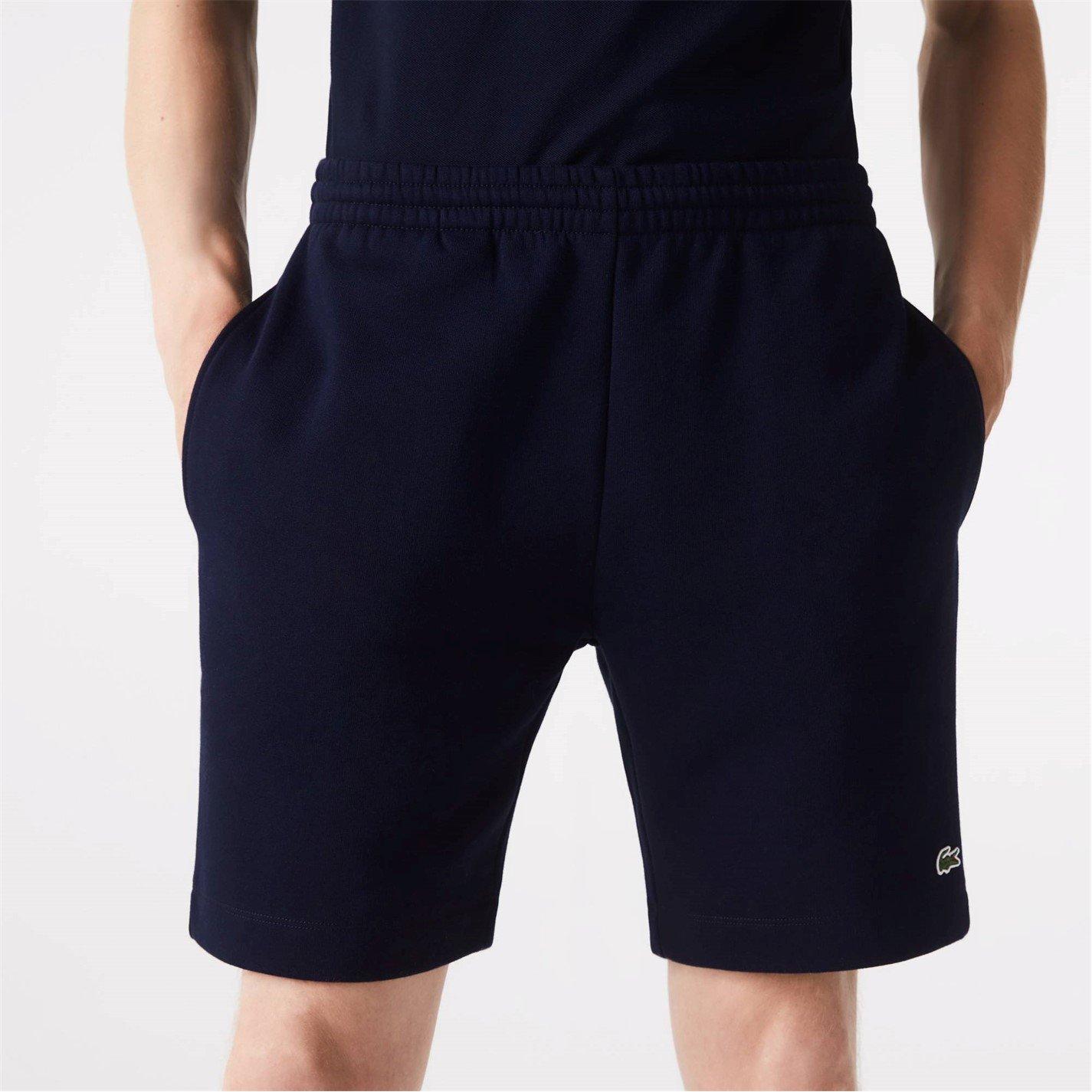 Azul-marinho 166 - Lacoste - Basic Fleece Shorts - 6