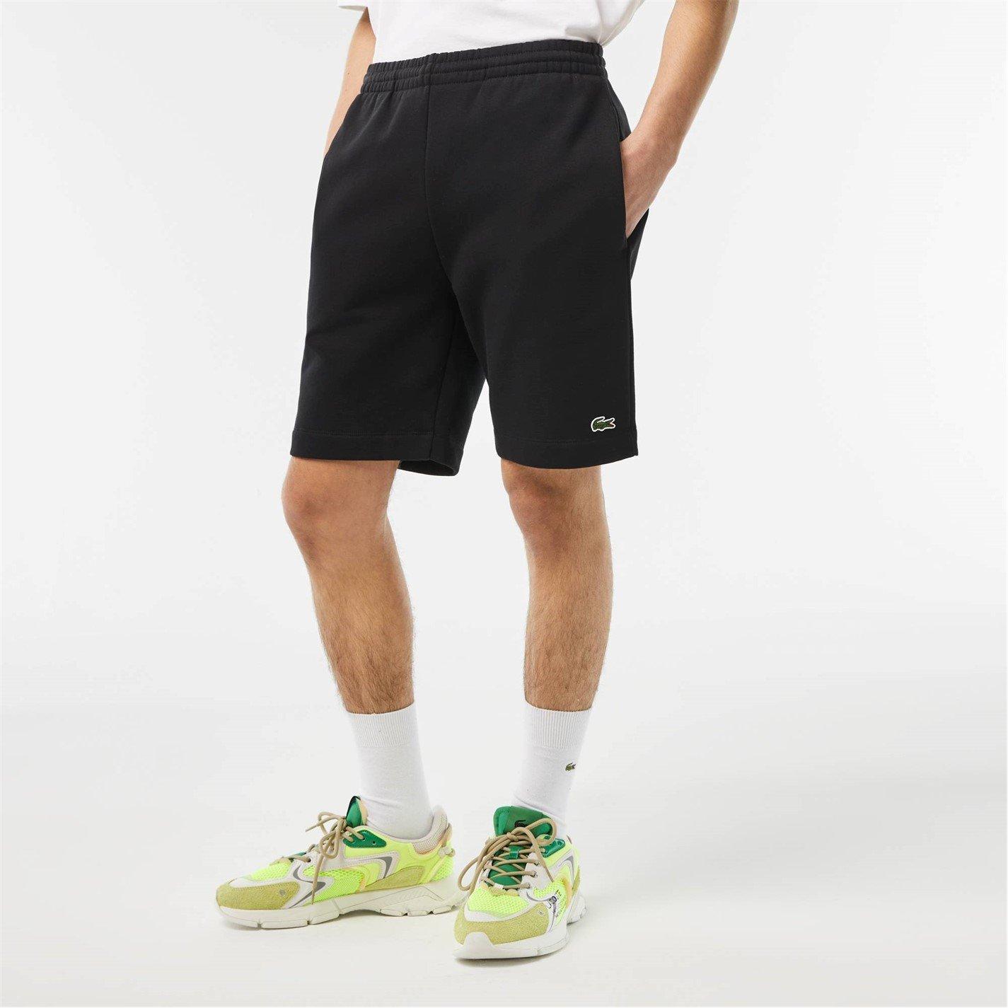 Noir 031 - Lacoste - Men's Basic Fleece Shorts - 3