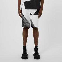 Alexander McQueen Abstract Print Shorts