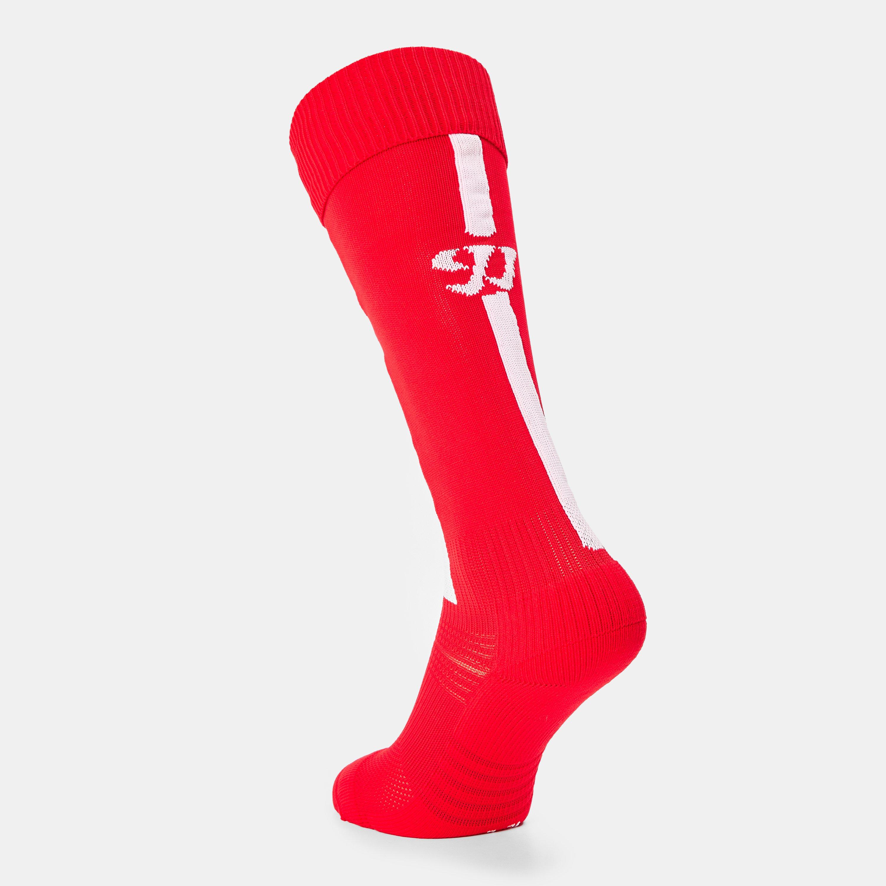Red - Warrior - Stoke City Home Sock Juniors - 2