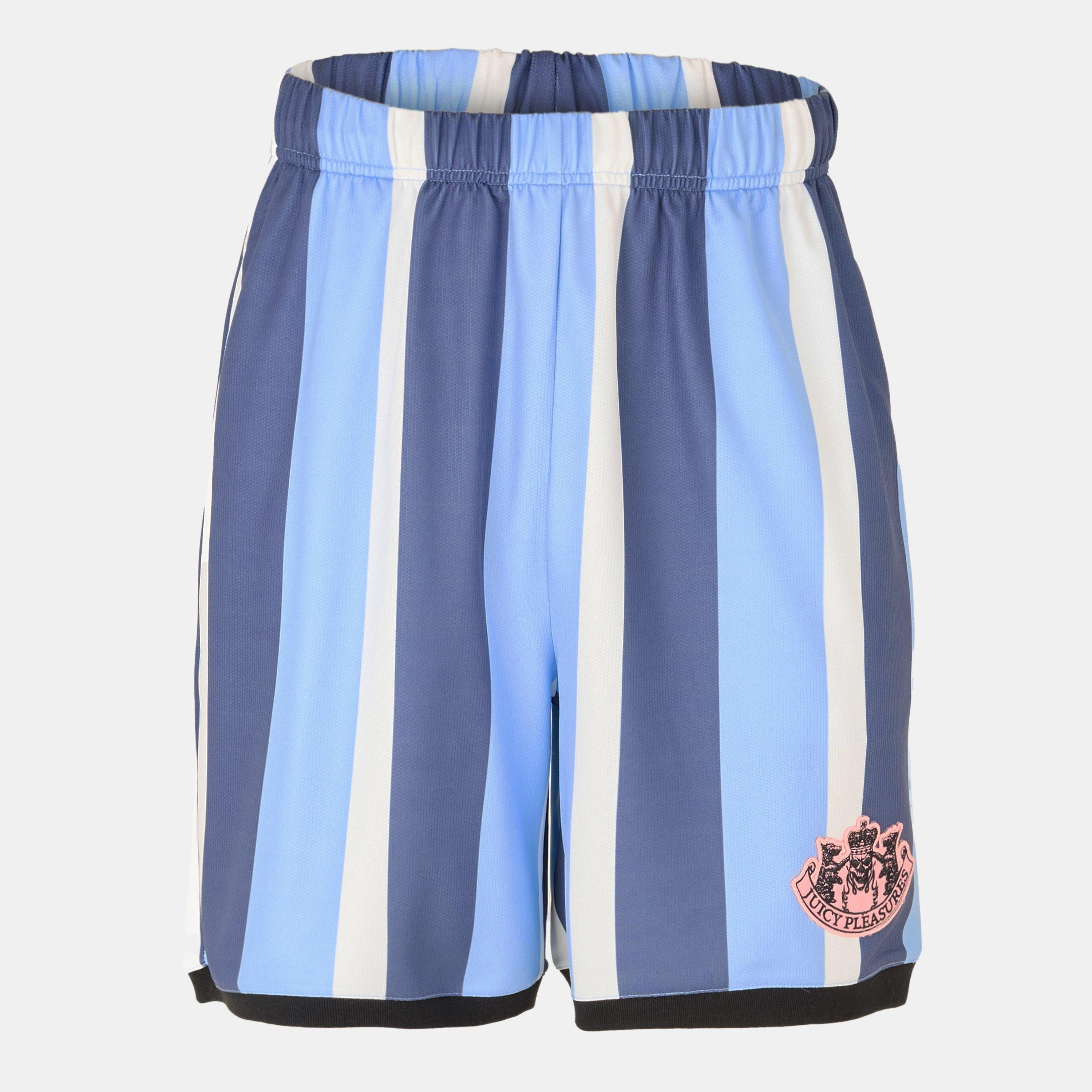 Blue - Pleasures - X Juicy Couture Striped Shorts - 1