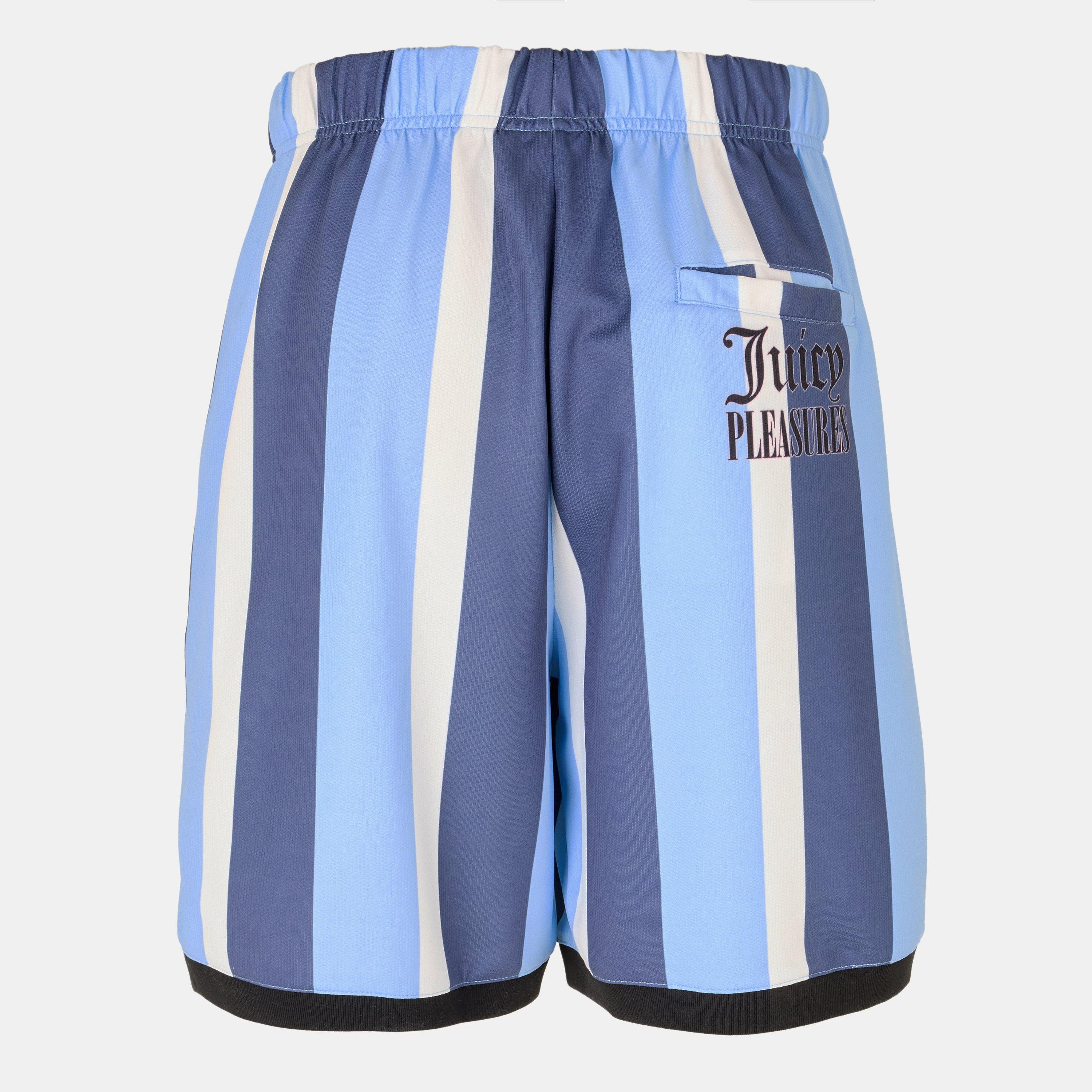Blue - Pleasures - X Juicy Couture Striped Shorts - 2
