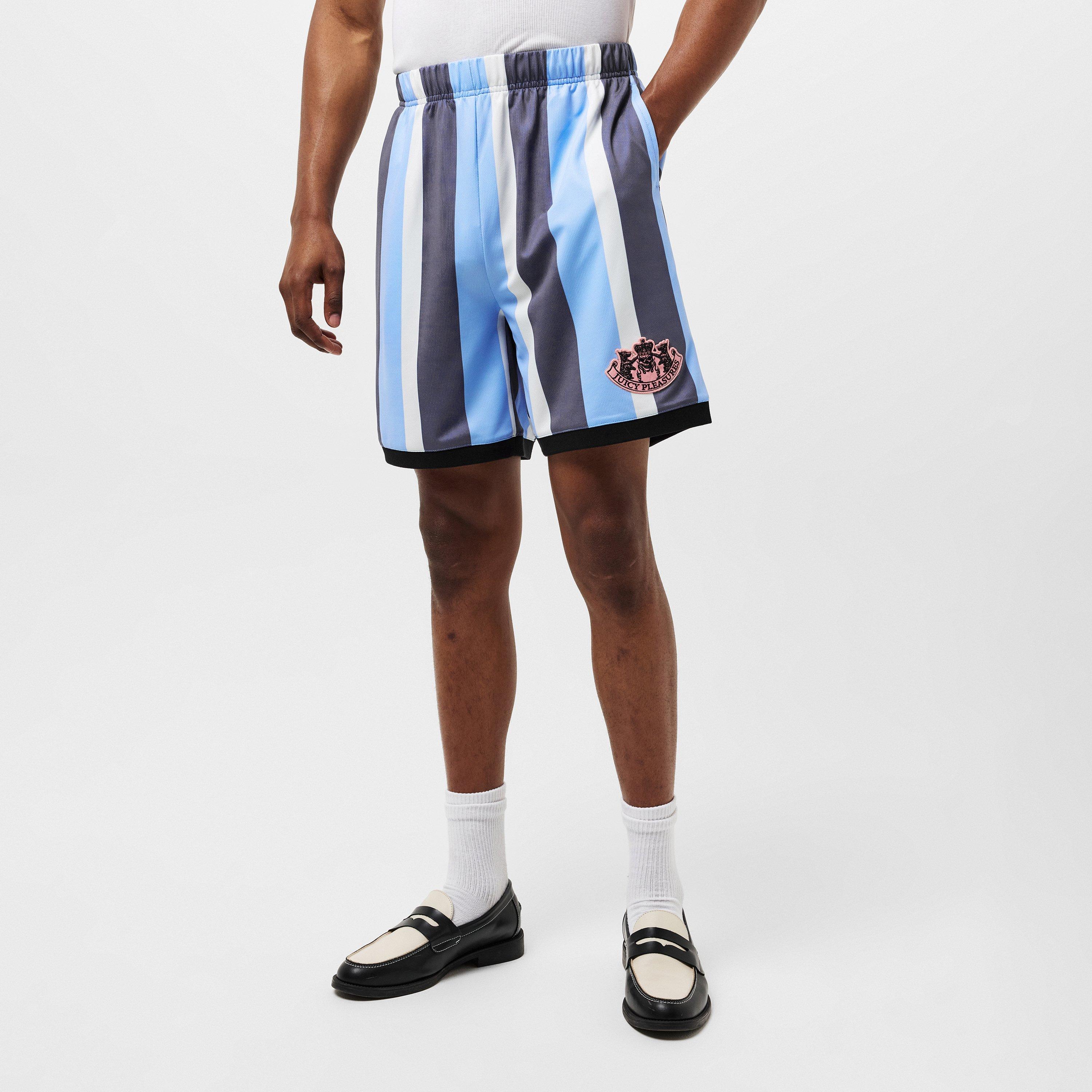 Blue - Pleasures - X Juicy Couture Striped Shorts - 3