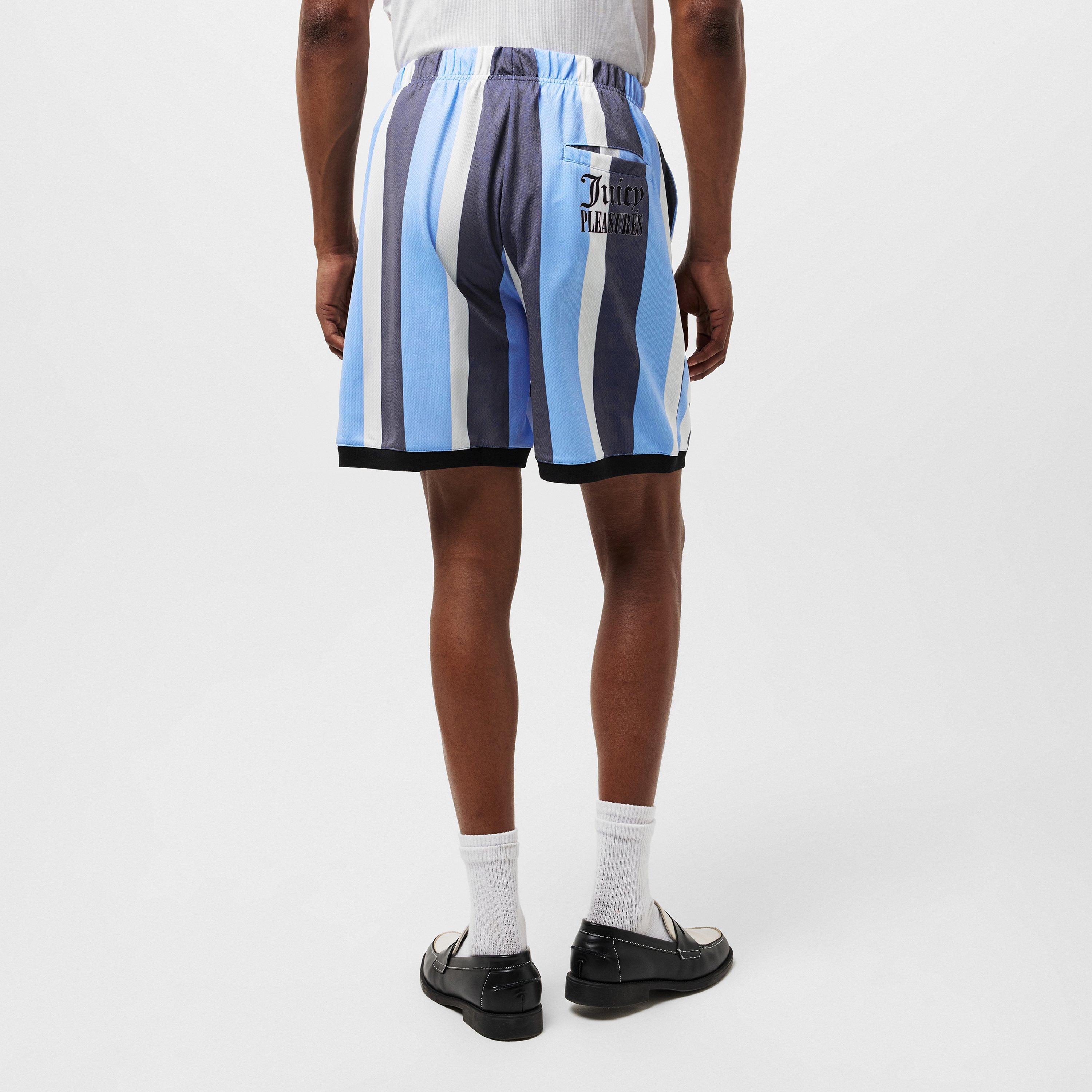 Blue - Pleasures - X Juicy Couture Striped Shorts - 4