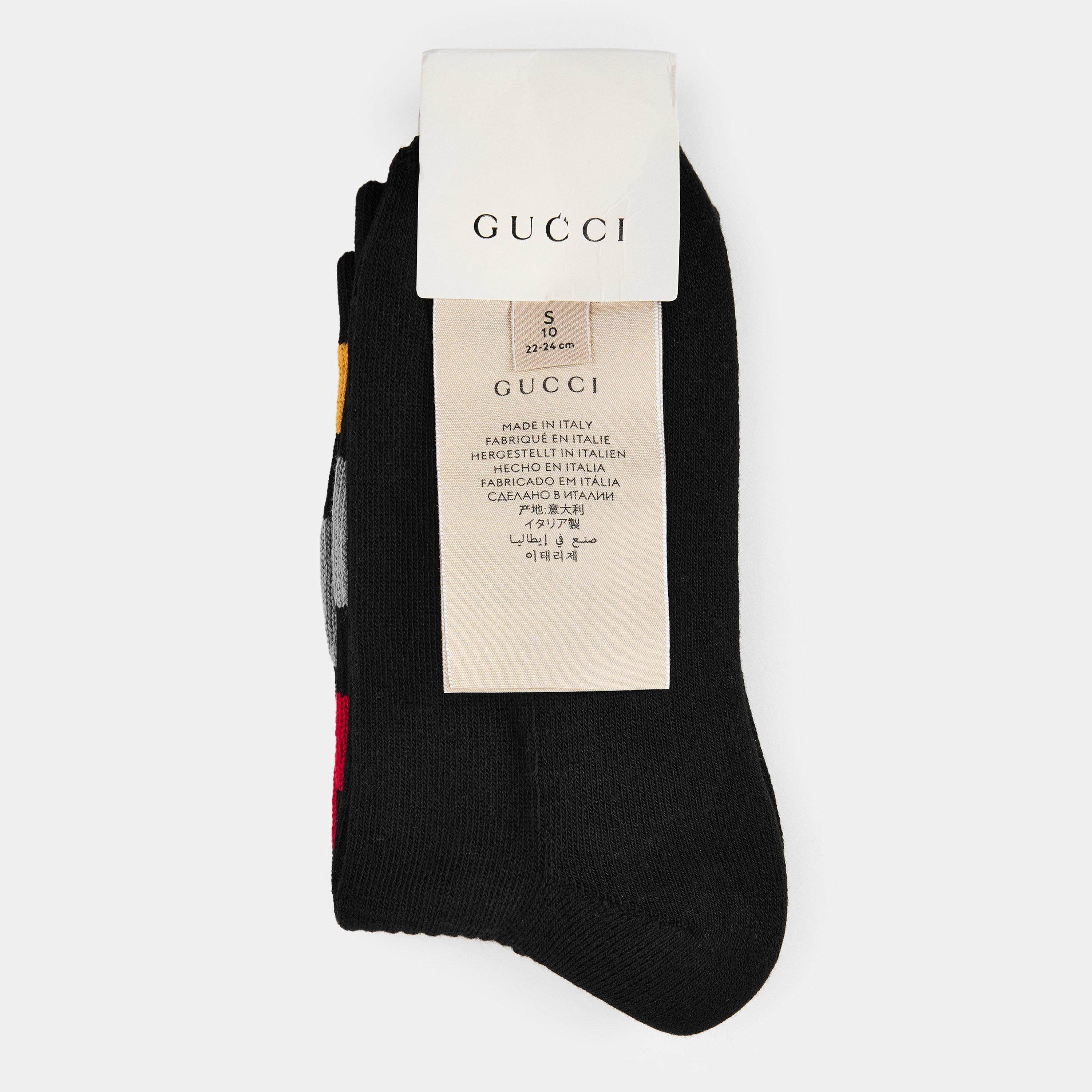 Black/Red - Gucci - Men's Crew Socks - 2