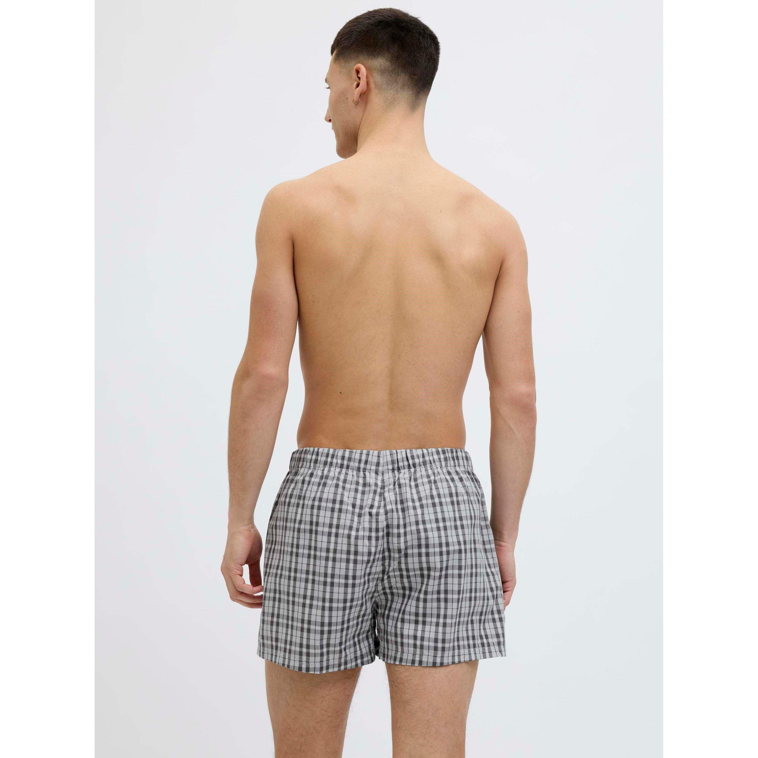 Poppy Seed - Jack and Jones - 3-pack Milano Woven Boxers Mens - 5