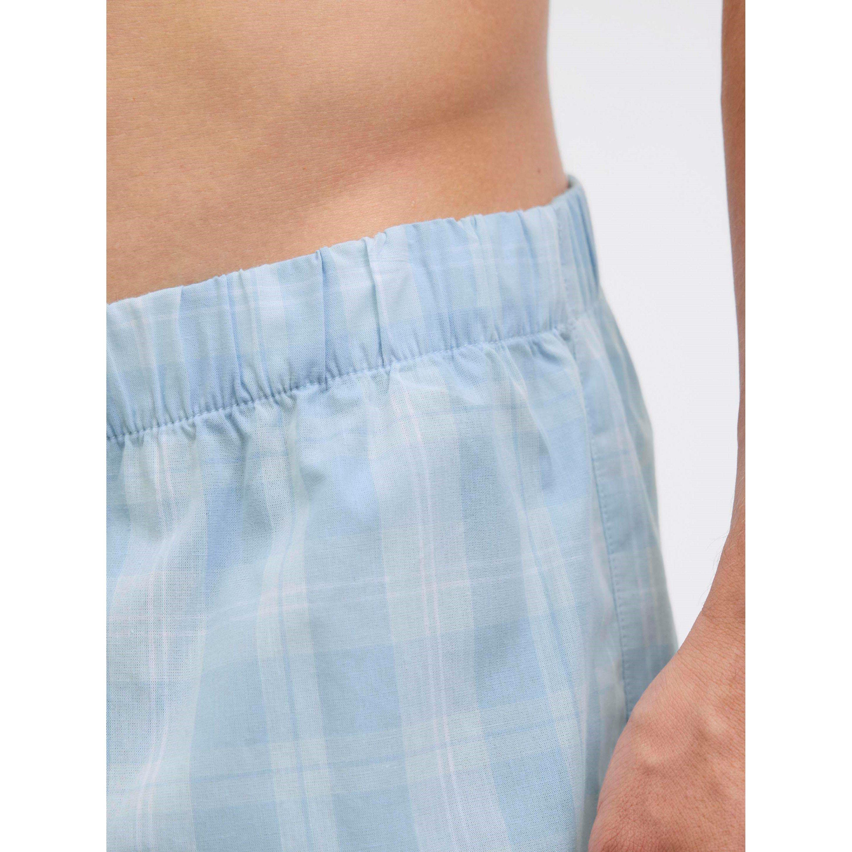 Chambray Blau - Jack and Jones - 3-pack Milano Woven Boxers Mens - 6