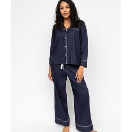 Cyberjammies Cyber Womens Navy Hotel Pyjama Set