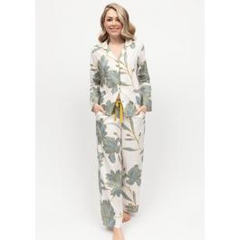 Cyberjammies Cyber Piper Womens Floral Print Wide Leg Pyjama Set