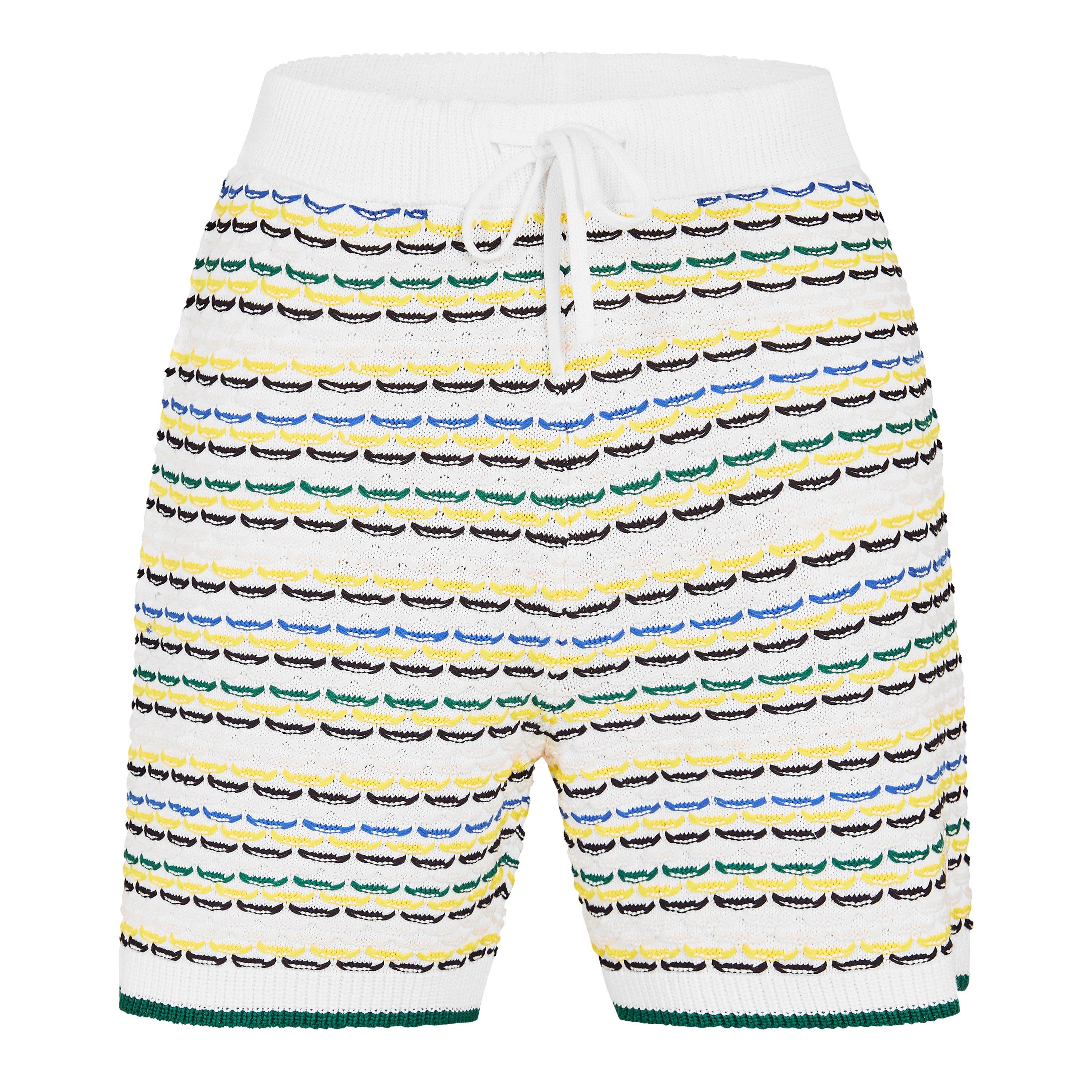 Casablanca Men's Woven Tracksuit Shorts - Yellow - X Large