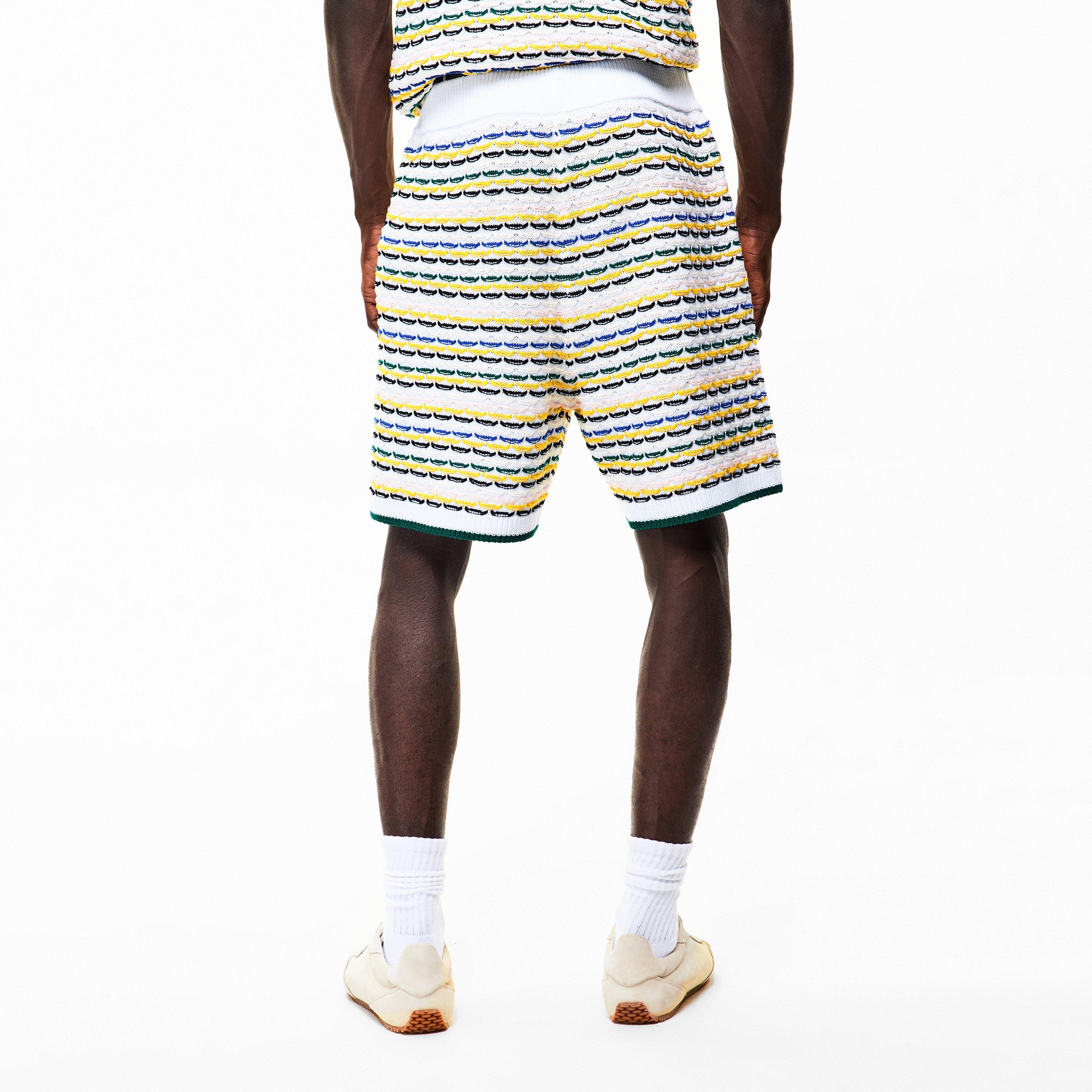 Yellow - Casablanca - Men's Woven Tracksuit Shorts - 4