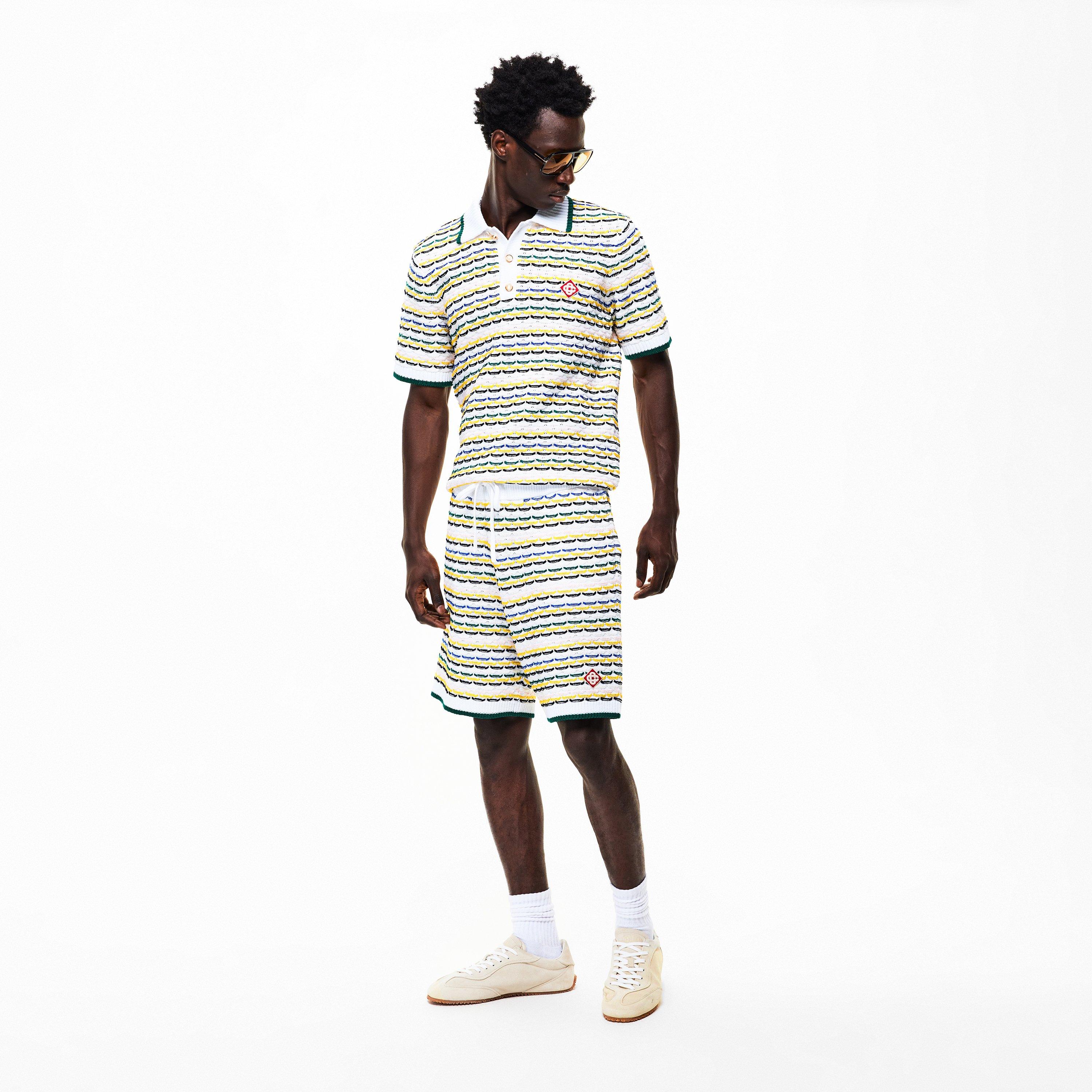 Yellow - Casablanca - Men's Woven Tracksuit Shorts - 6