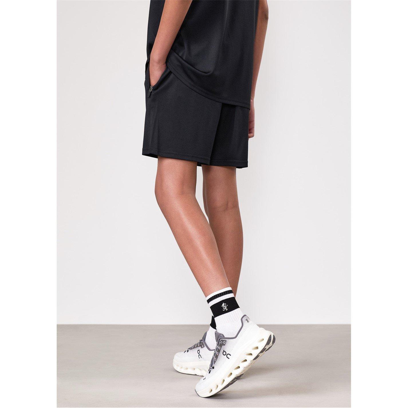 Nero - Gym King - Kids Lightweight Poly Sonic Blue Tracksuit Shorts - 3