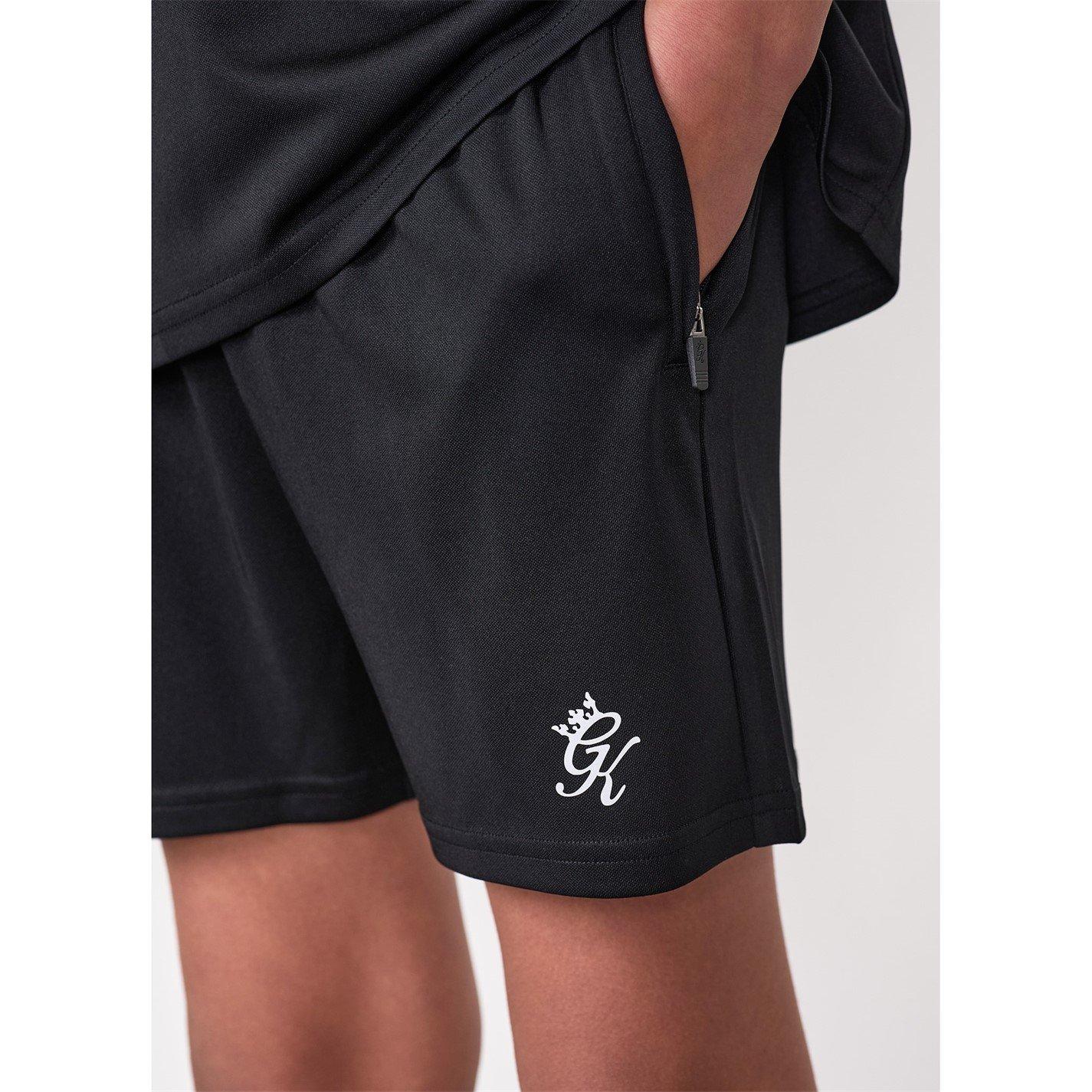 Nero - Gym King - Kids Lightweight Poly Sonic Blue Tracksuit Shorts - 4