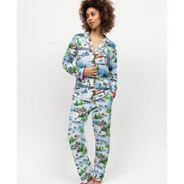 Cyberjammies Cyber Montana Womens Jersey Winterscape Pyjama Set