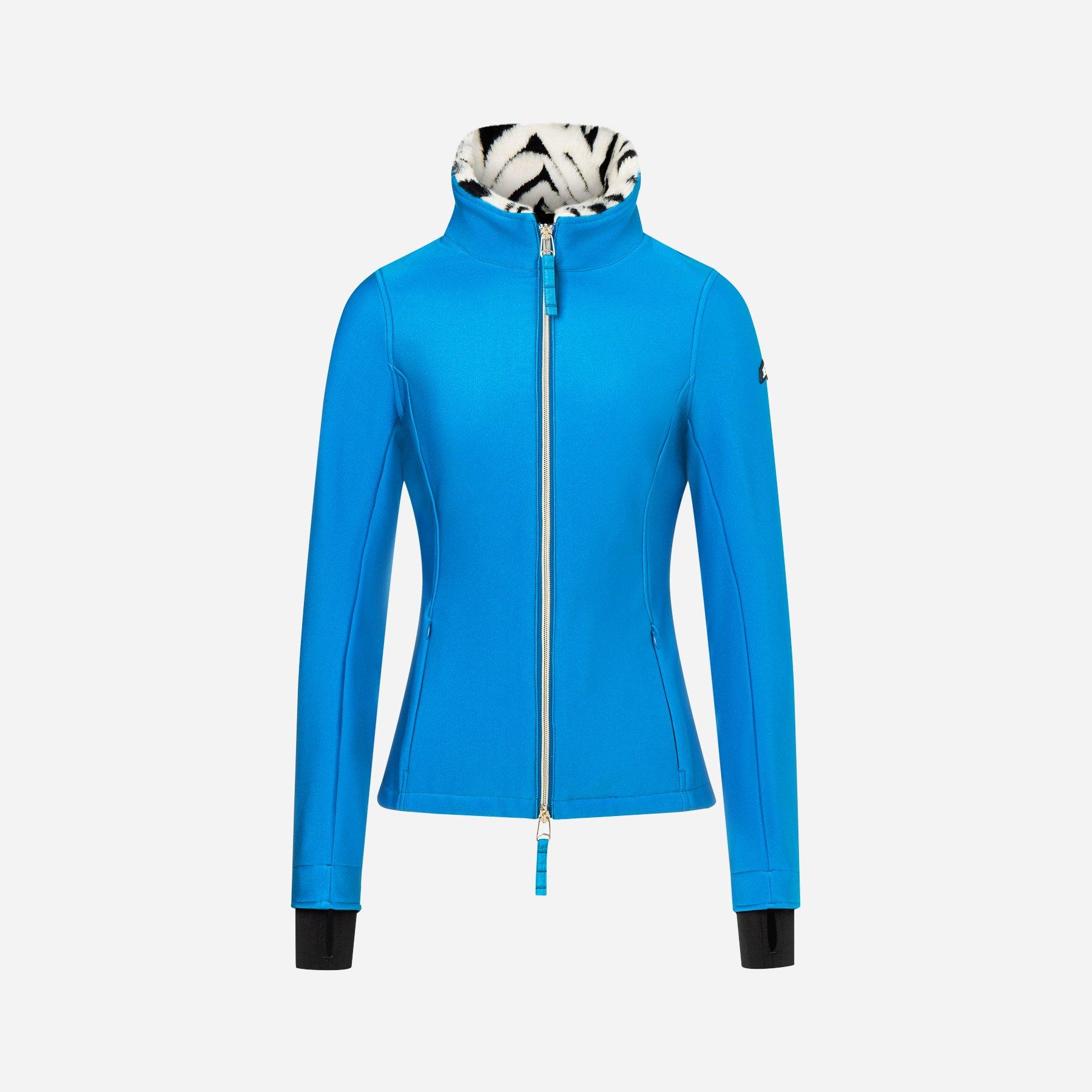 Blue - JET SET - Women's Ghost Softshell Ski Jacket - 1