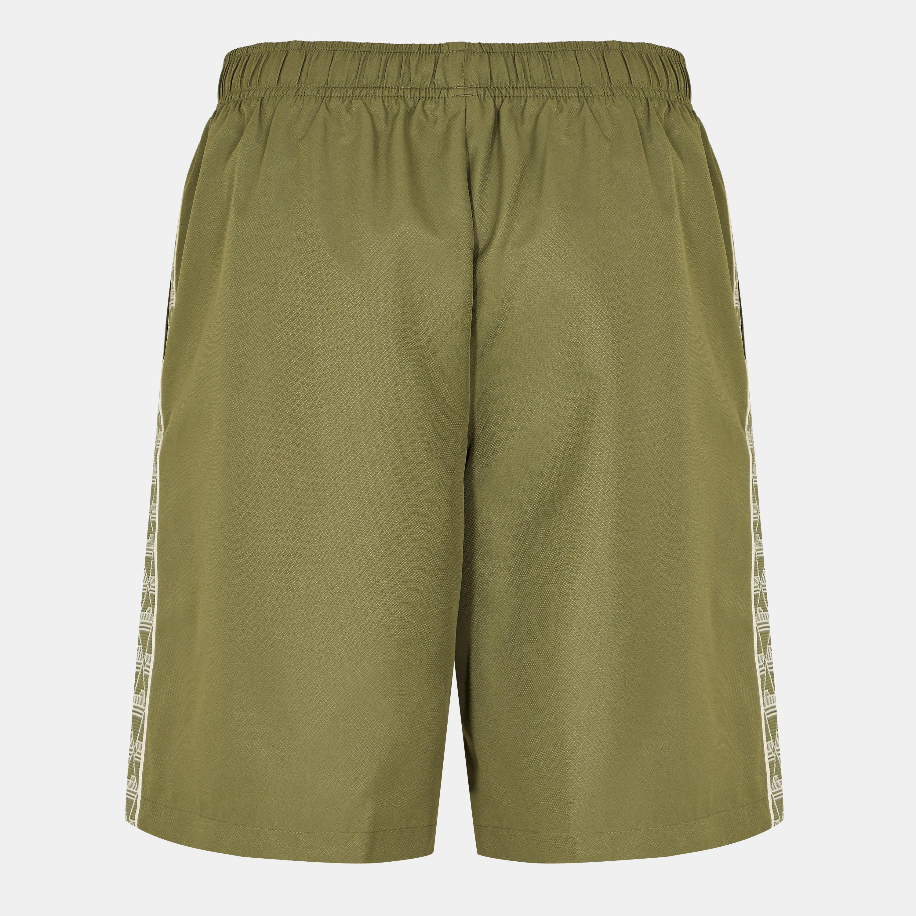 Khaki - Lacoste - Men's Woven Tracksuit Shorts - 2