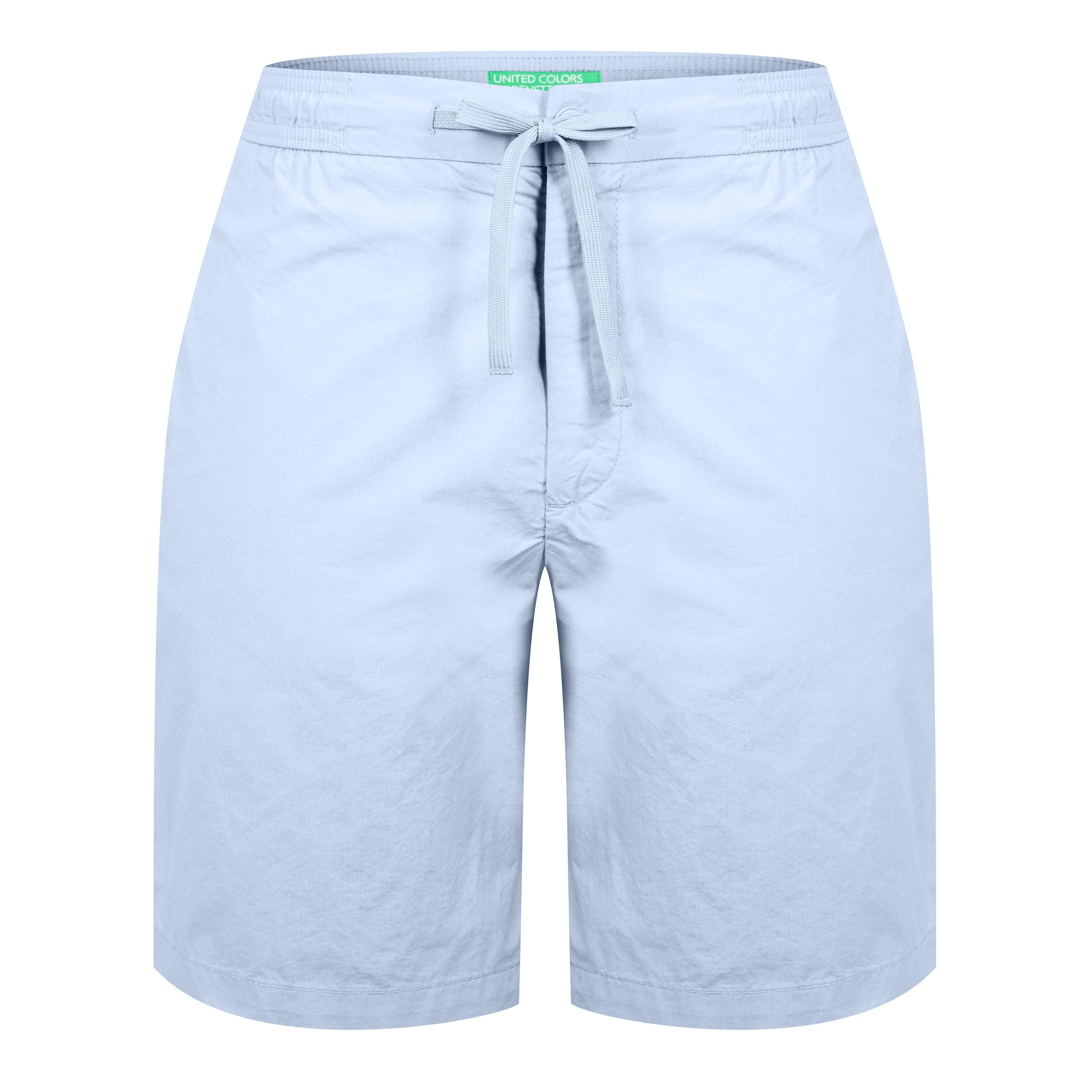 Pale Blue - United Colors of Benetton - Men's Woven Tracksuit Shorts - 1